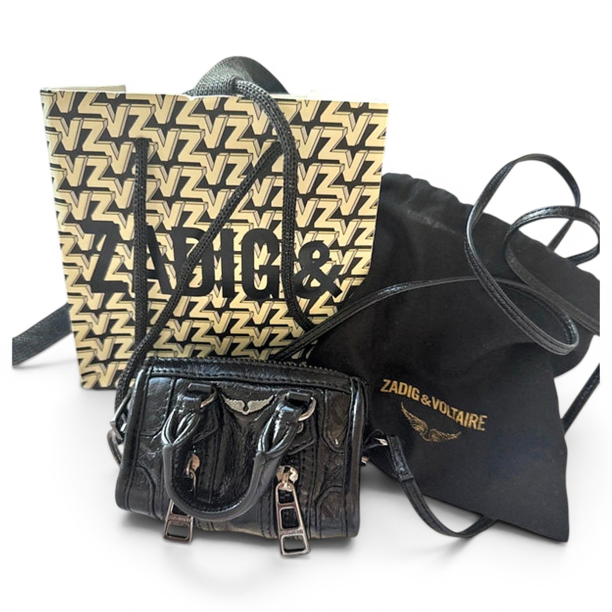Leather mini bag