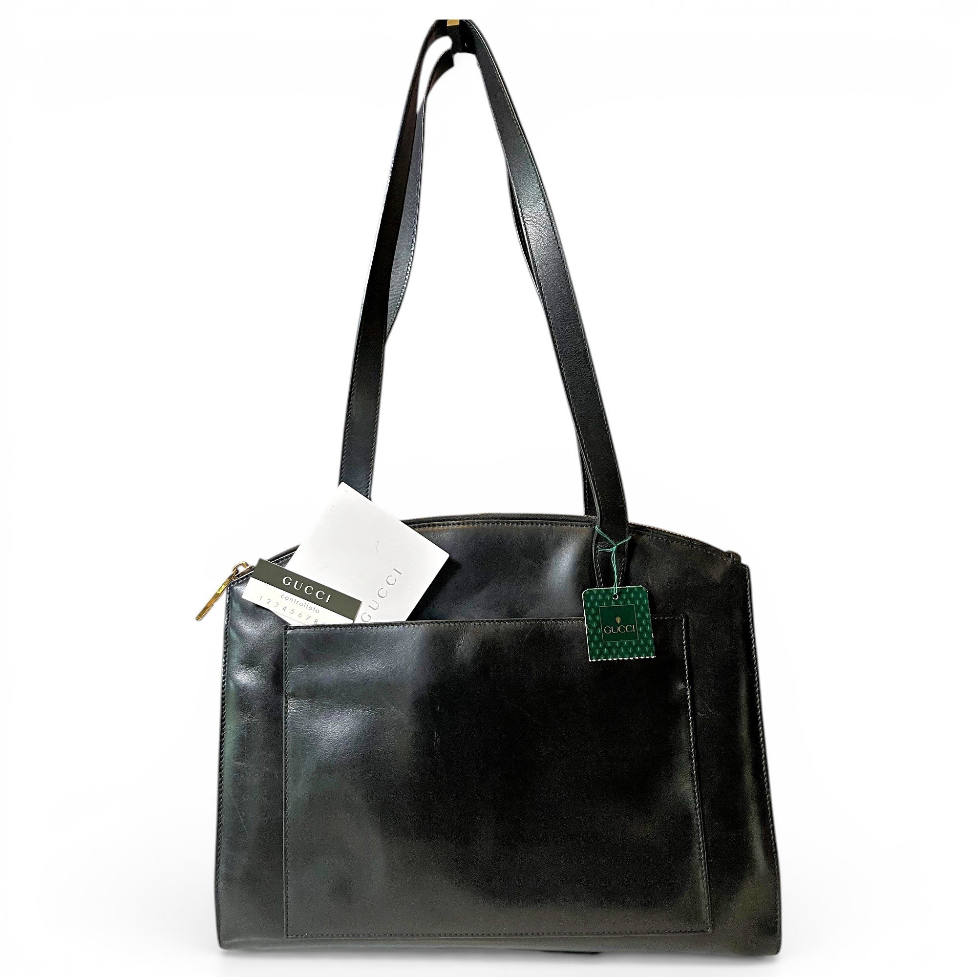 Leather handbag