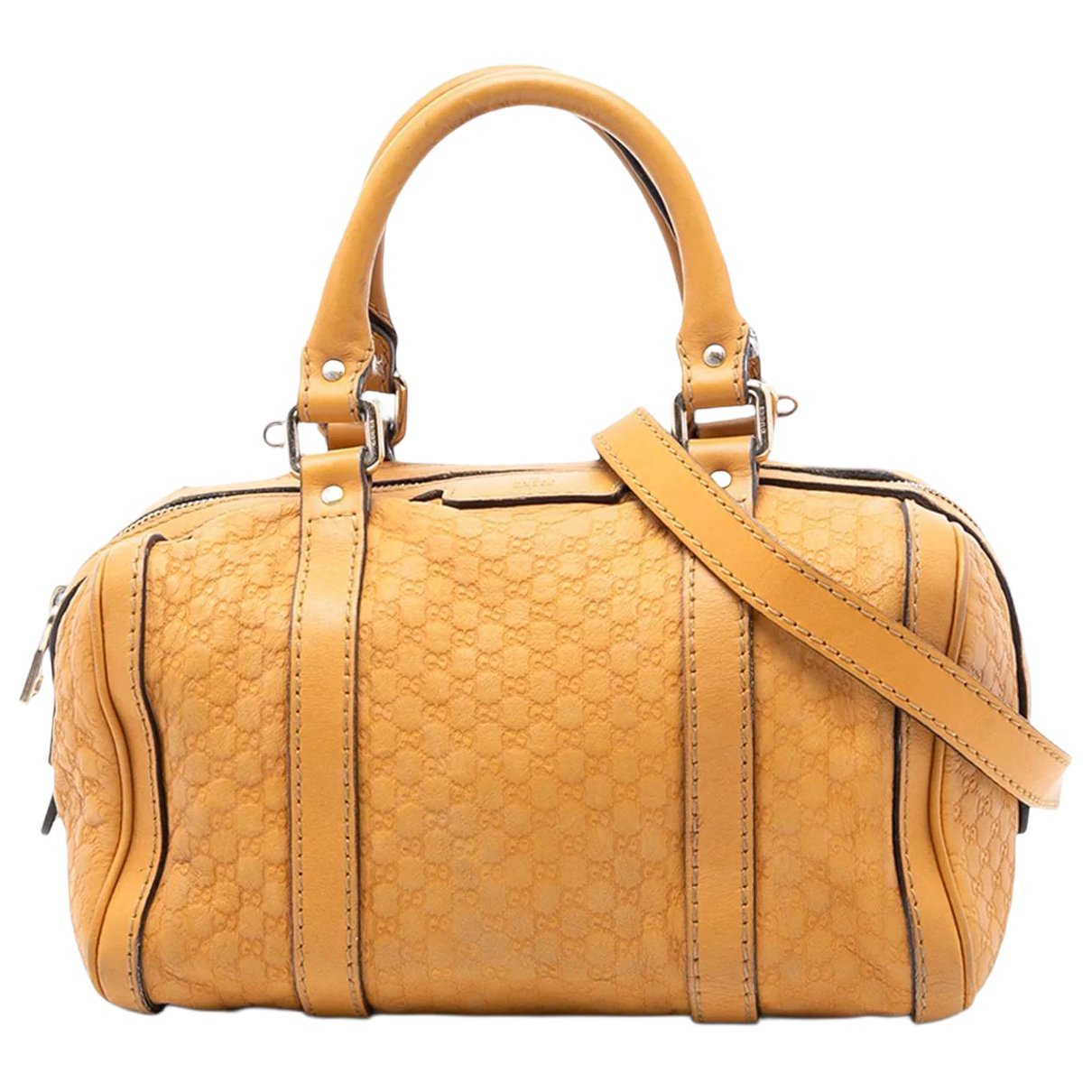 Boston leather bag
