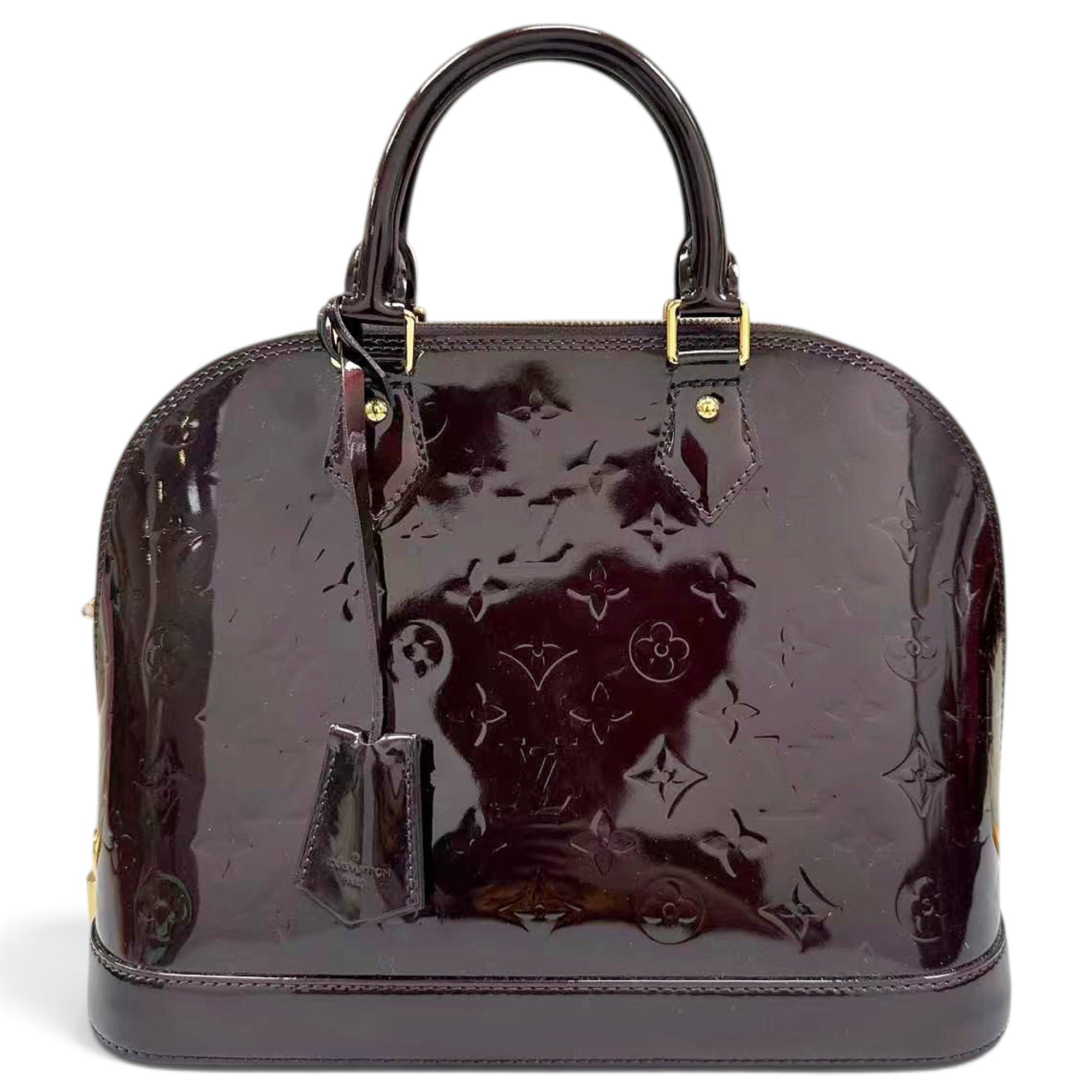 Alma patent leather handbag