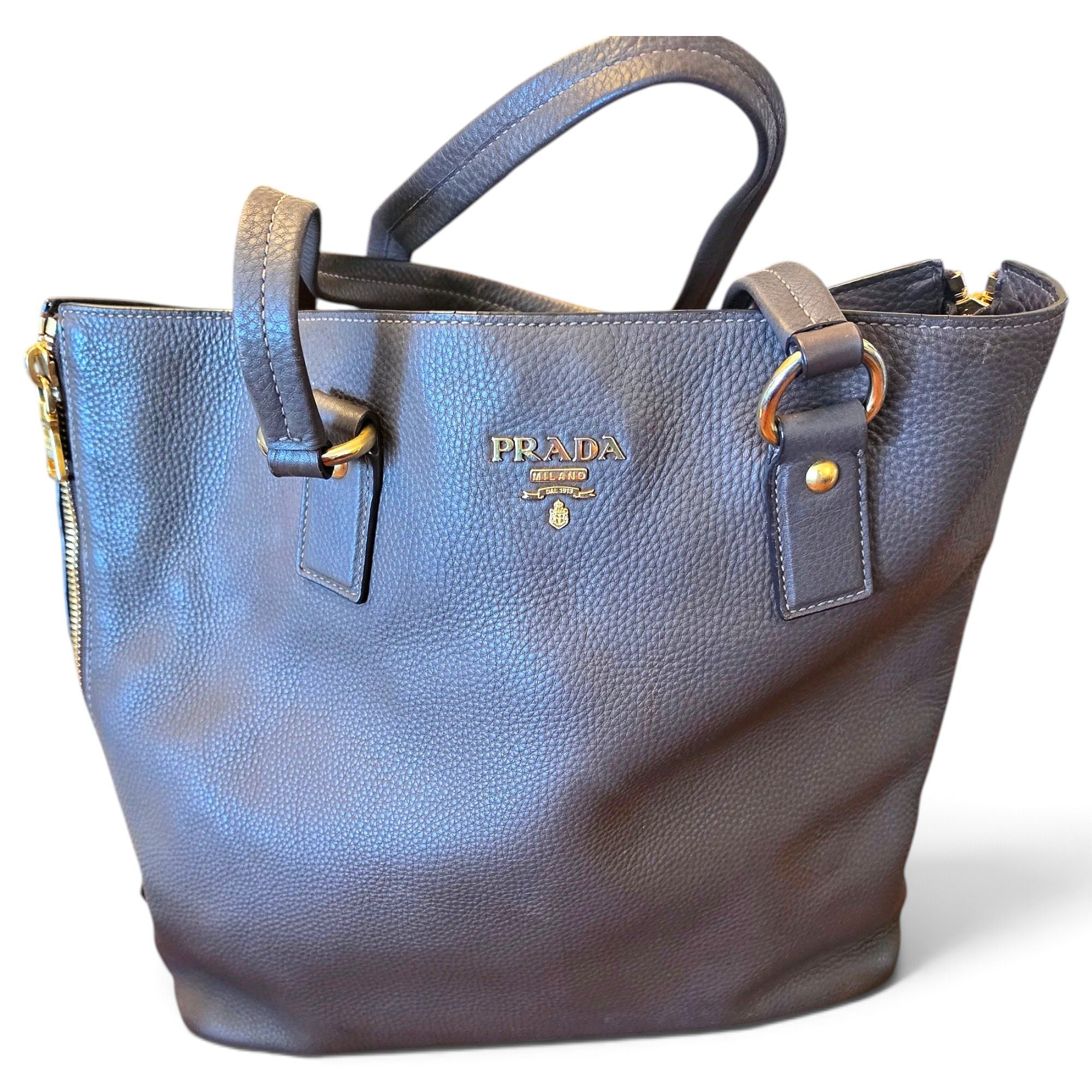Leather tote
