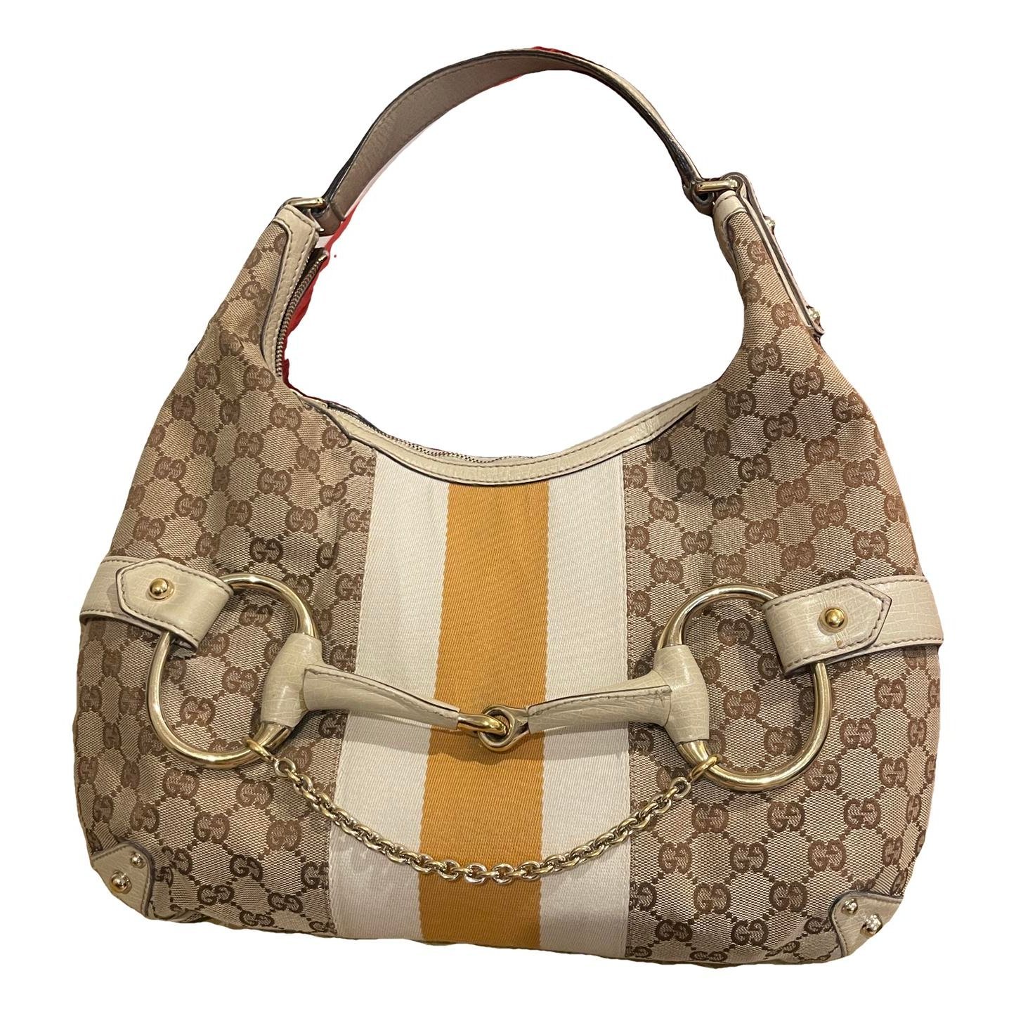 Horsebit Chain leather handbag