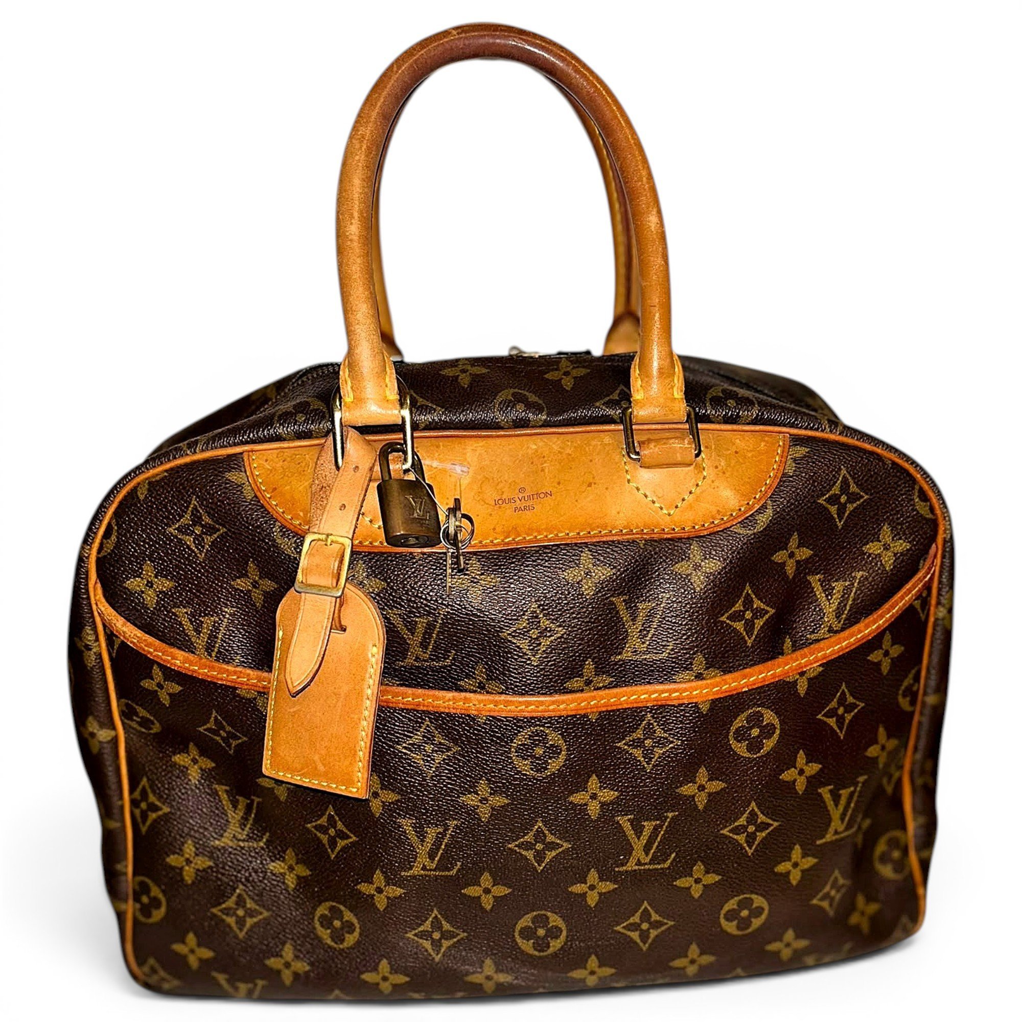 Deauville leather handbag
