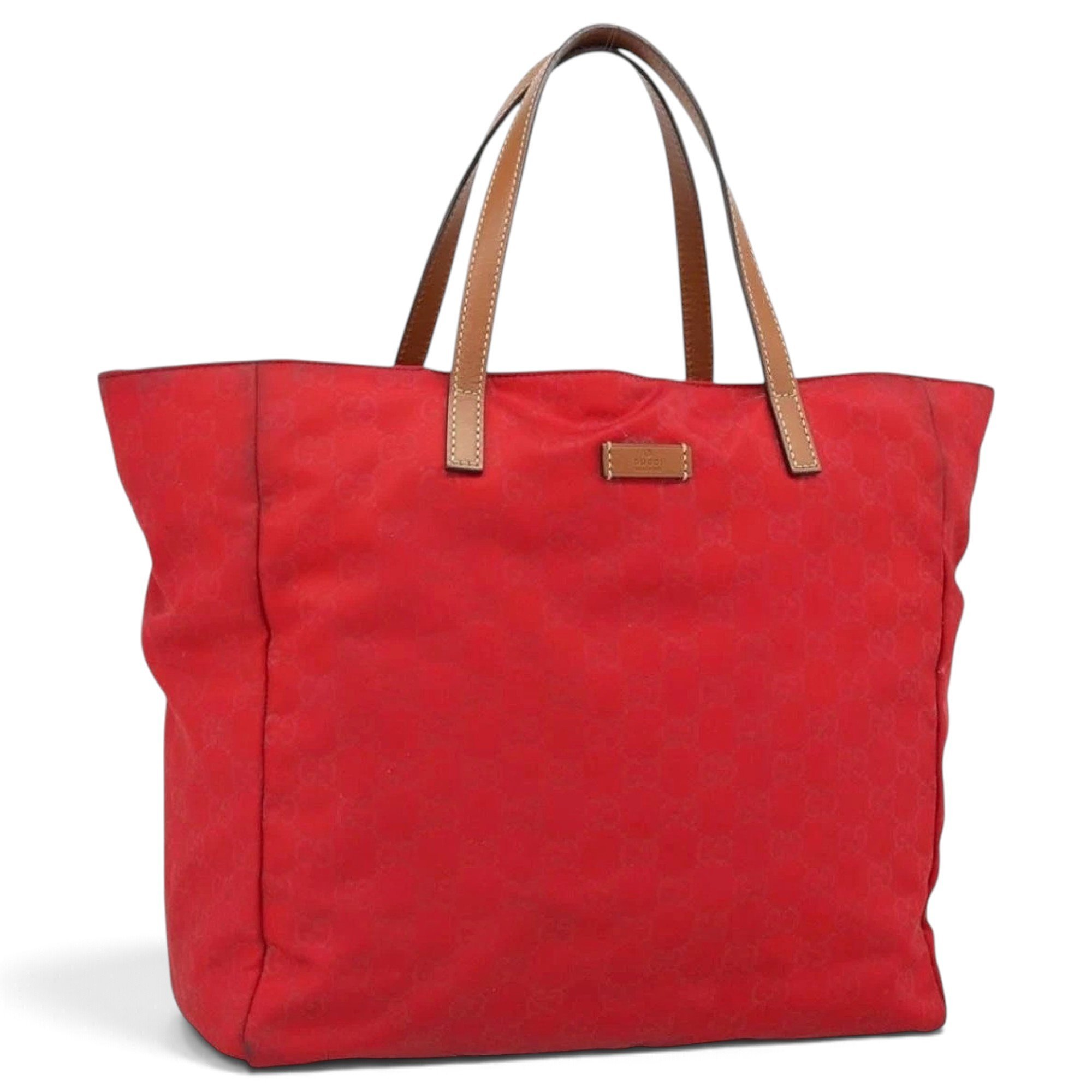 Leather tote