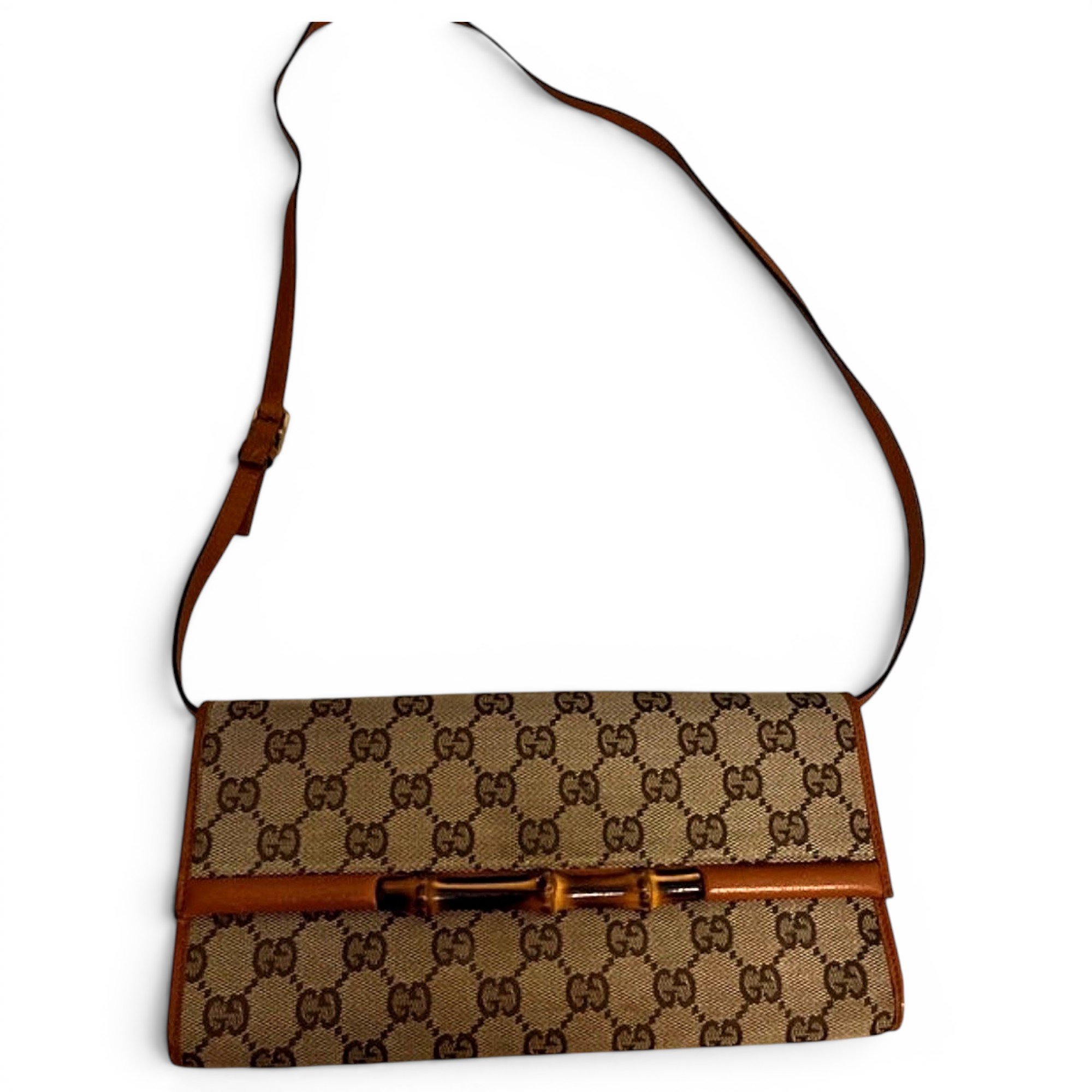Lady Bamboo cloth crossbody bag