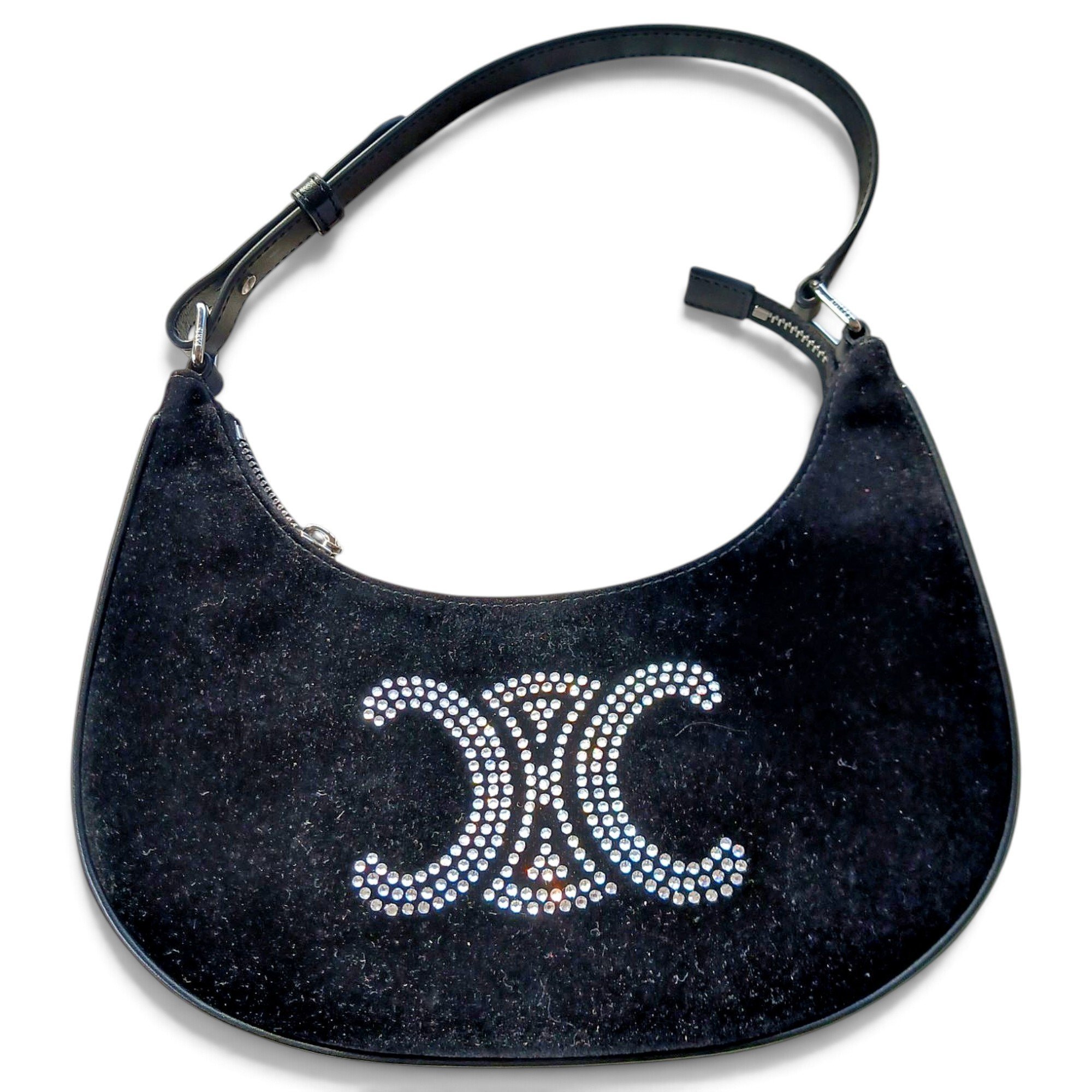 Ava velvet handbag