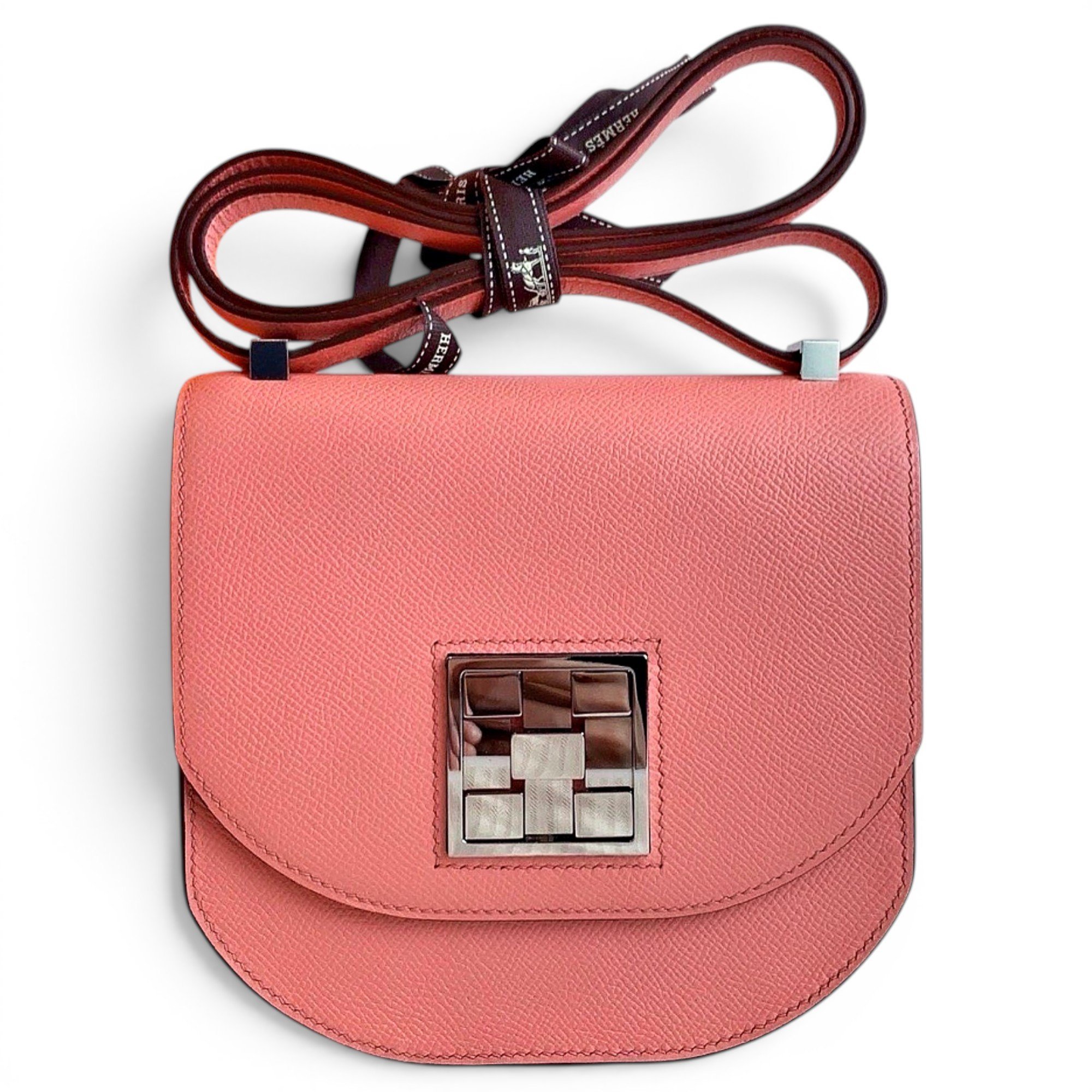 Mosaïque leather crossbody bag