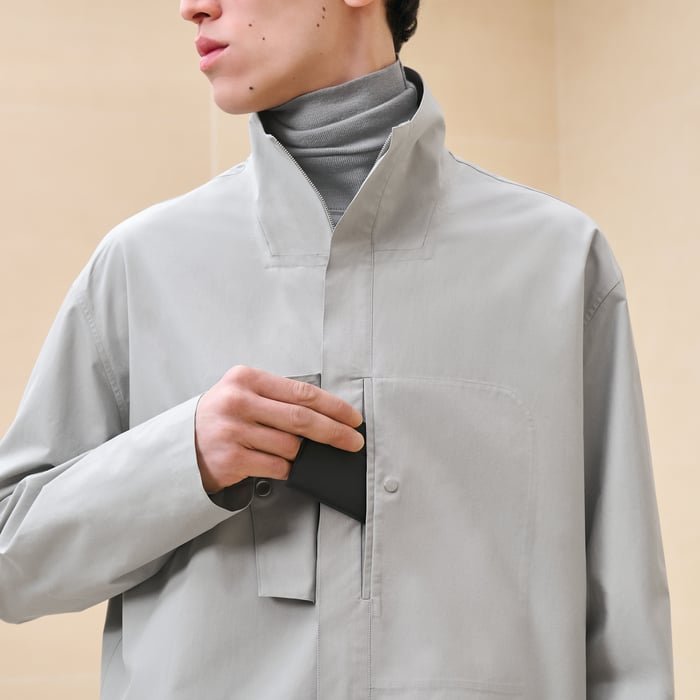 Silex "Poche a Cheval" Boxy Fit Jacket Shirt