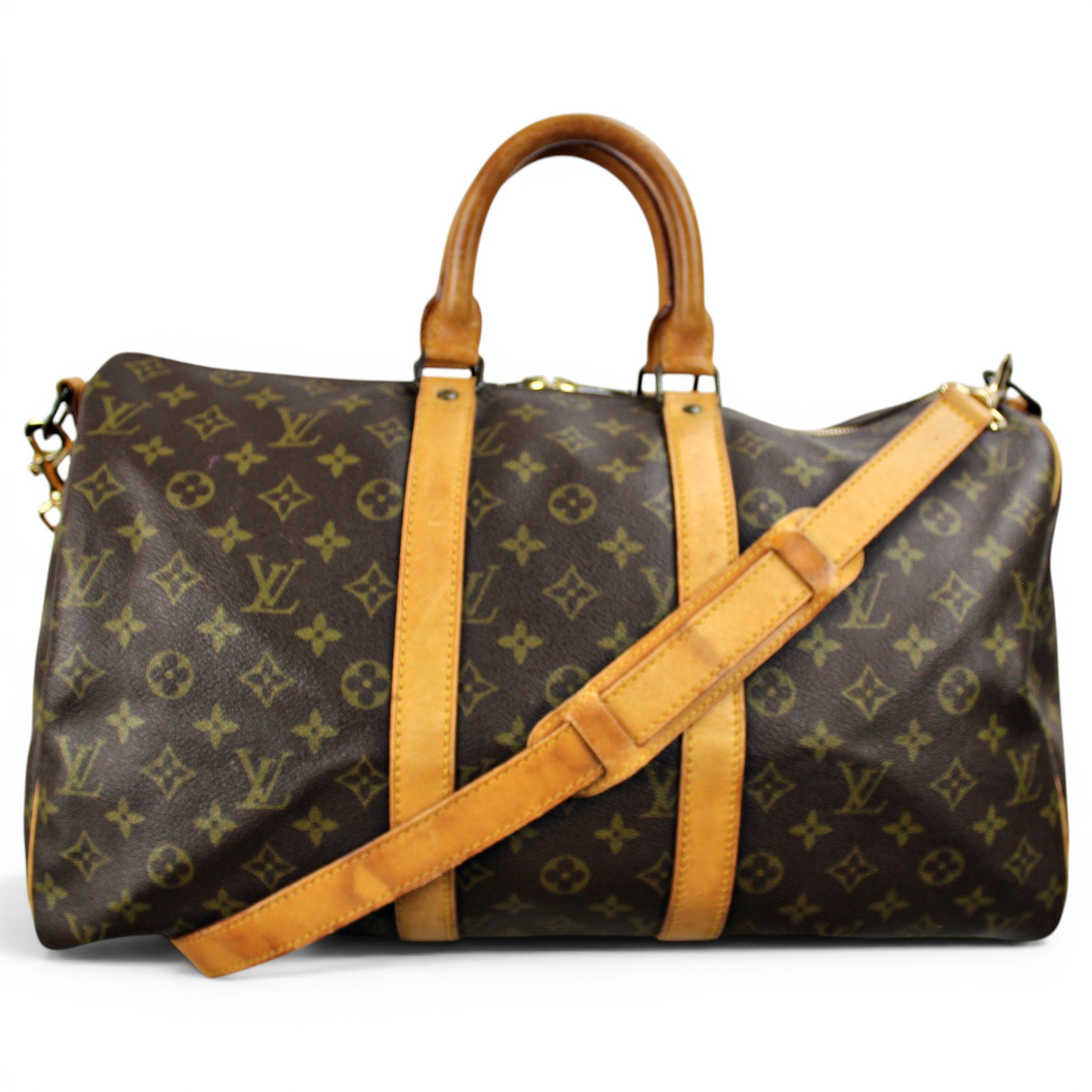 Keepall leather 48h bag