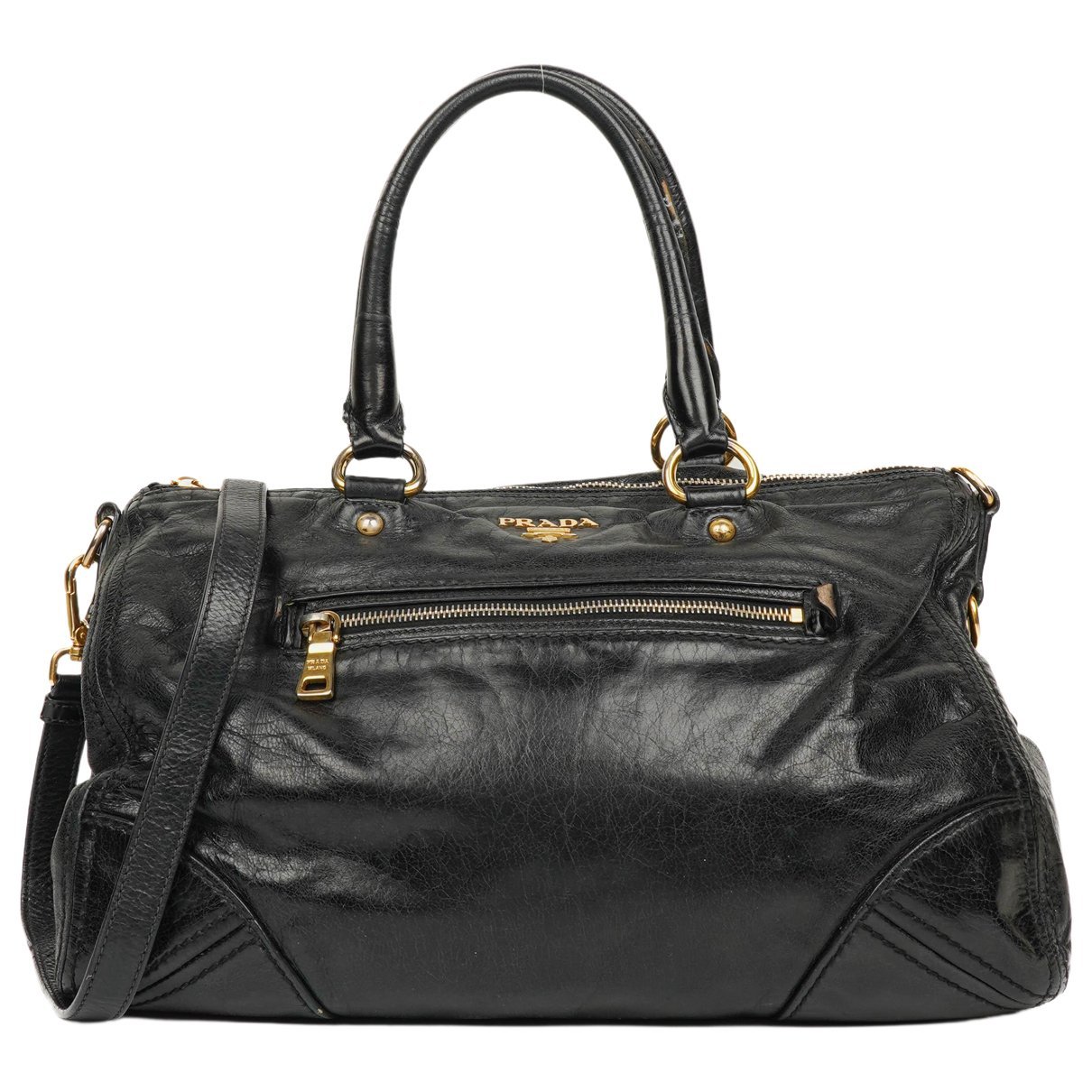 Leather handbag