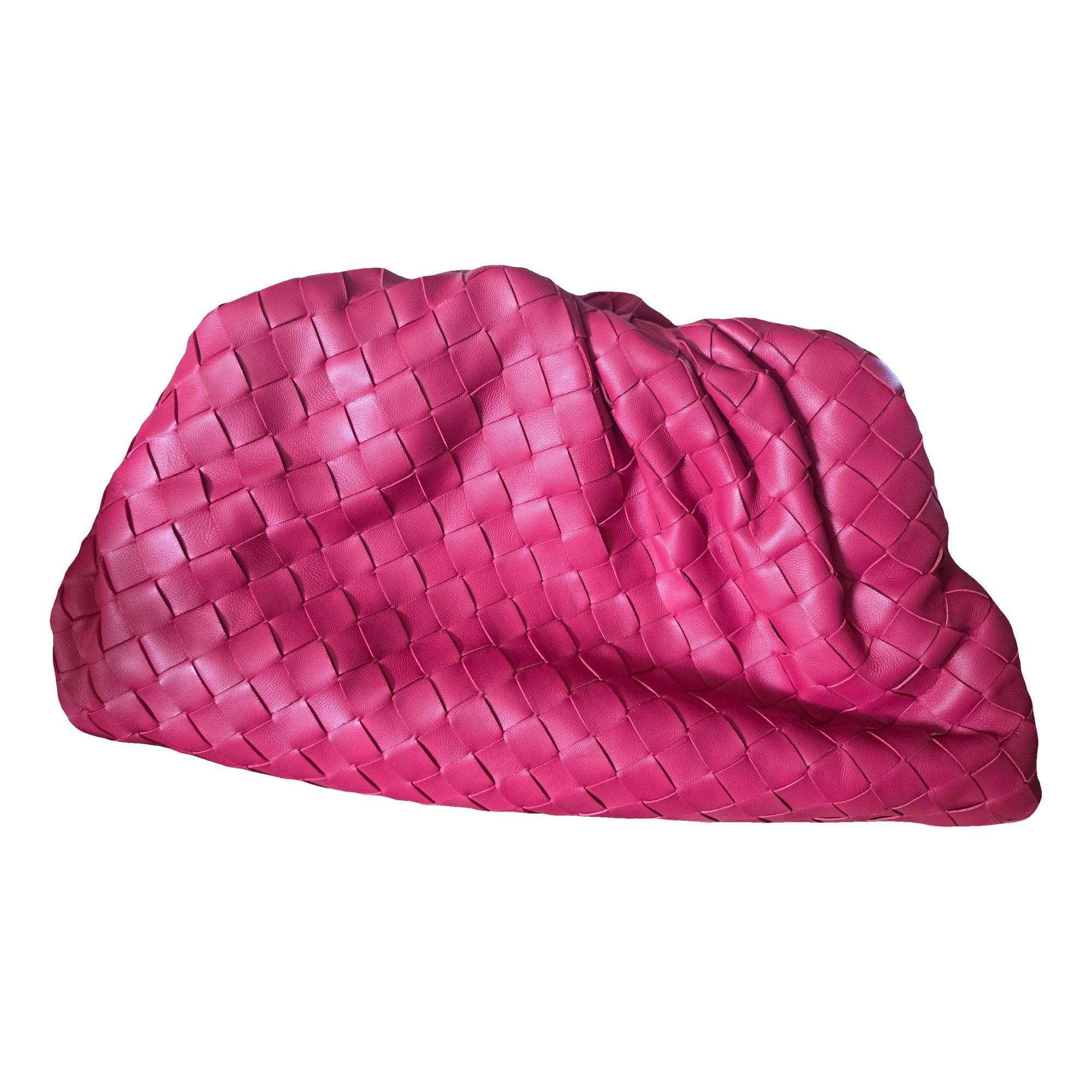 Pouch leather handbag