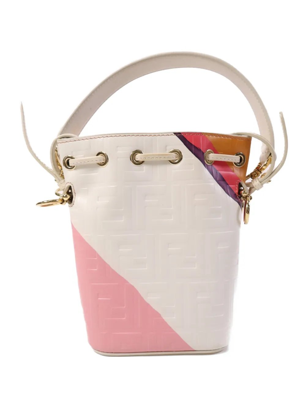 Mon Tresor leather two-way mini bag