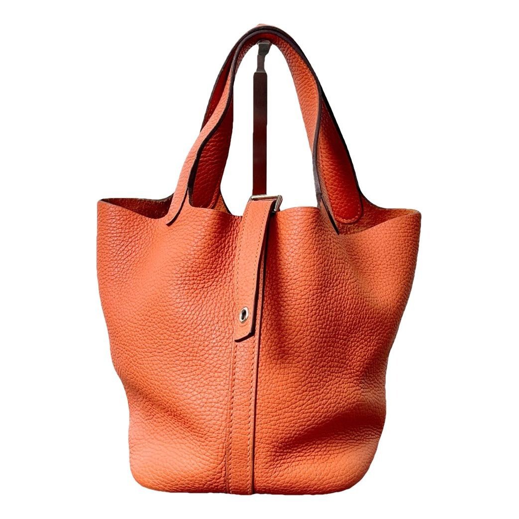 Picotin leather handbag