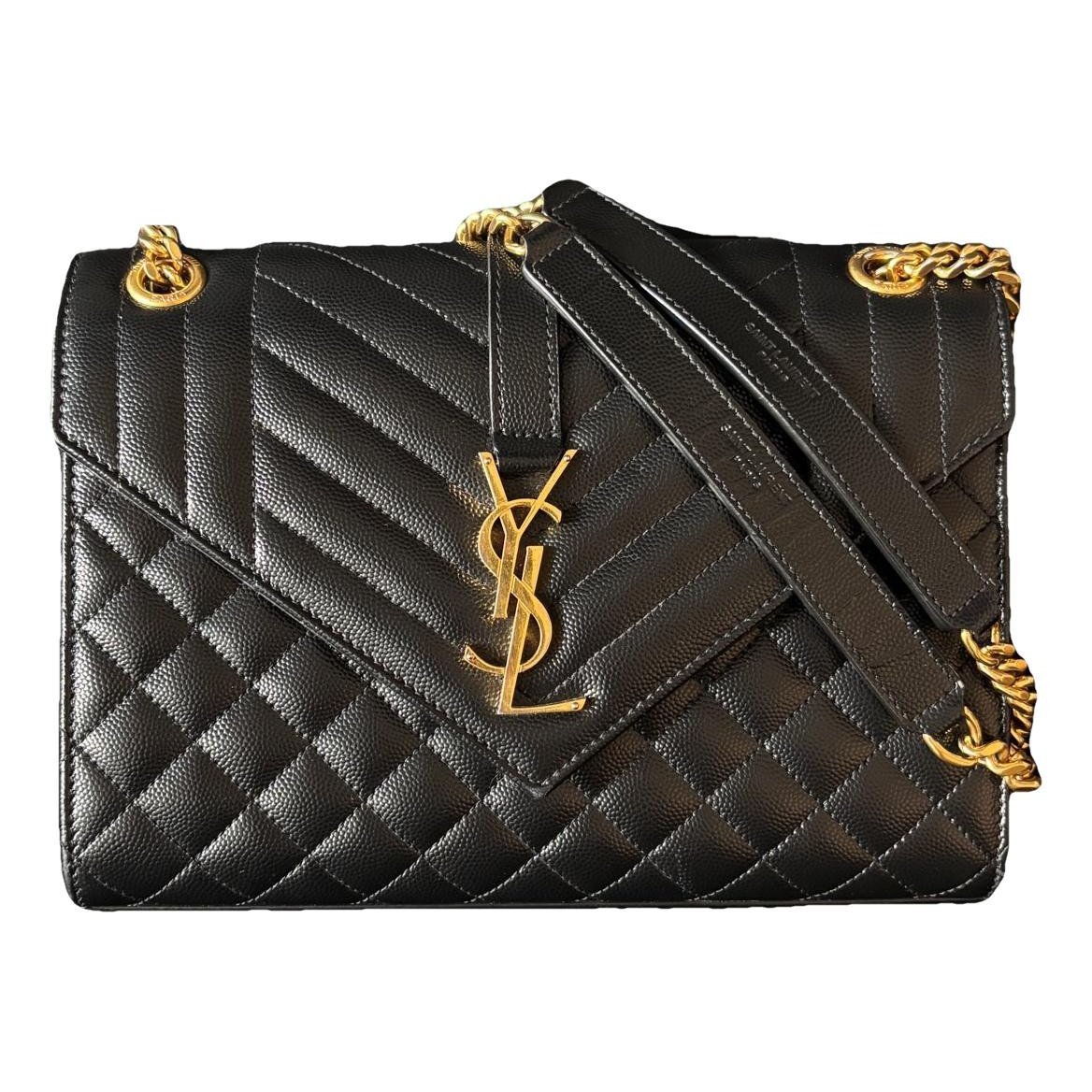 Envelope leather handbag