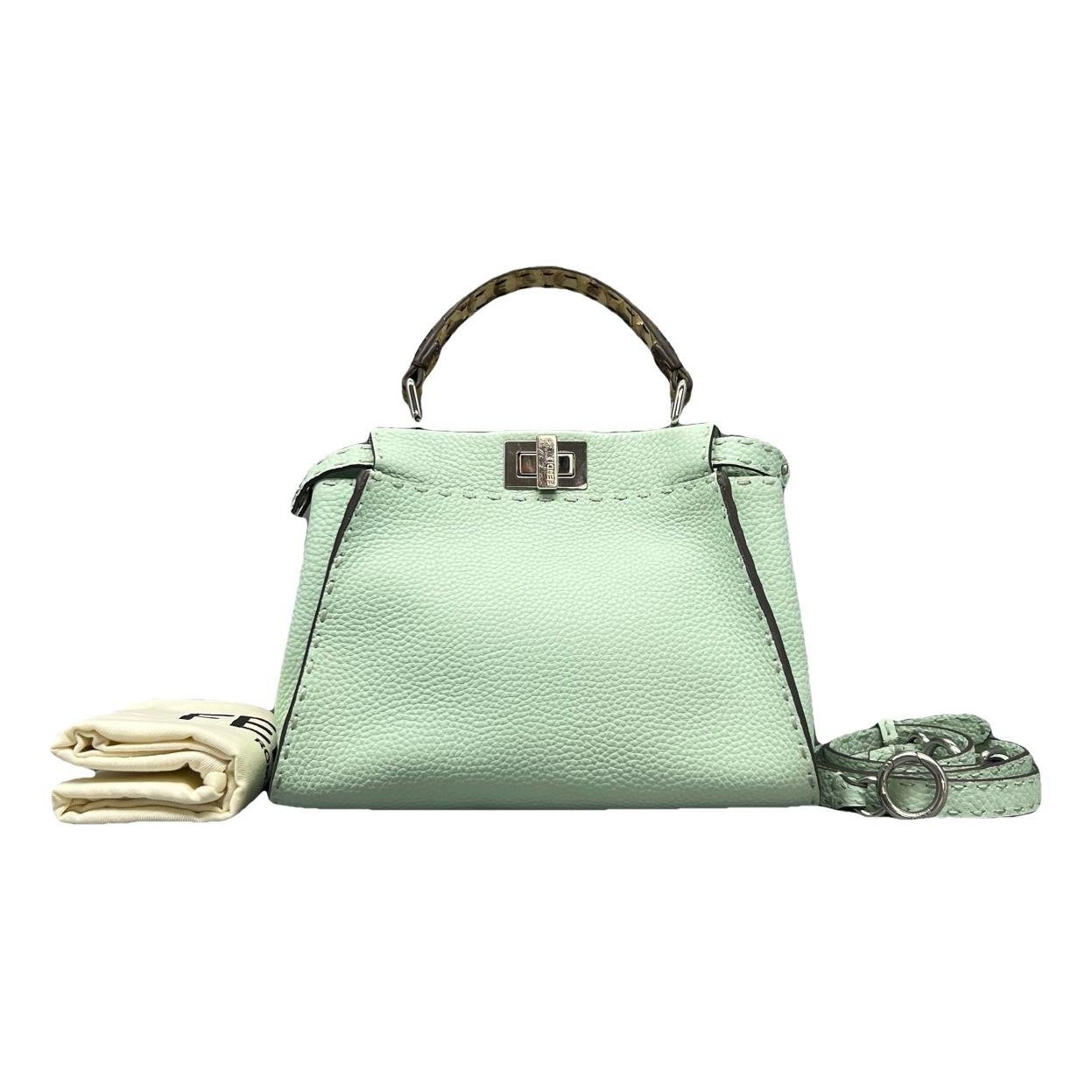 Peekaboo leather handbag