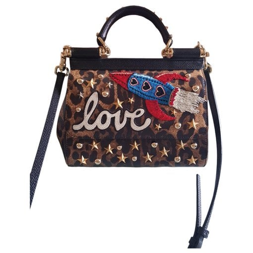 Dolce & Gabbana Sicily leather crossbody bag