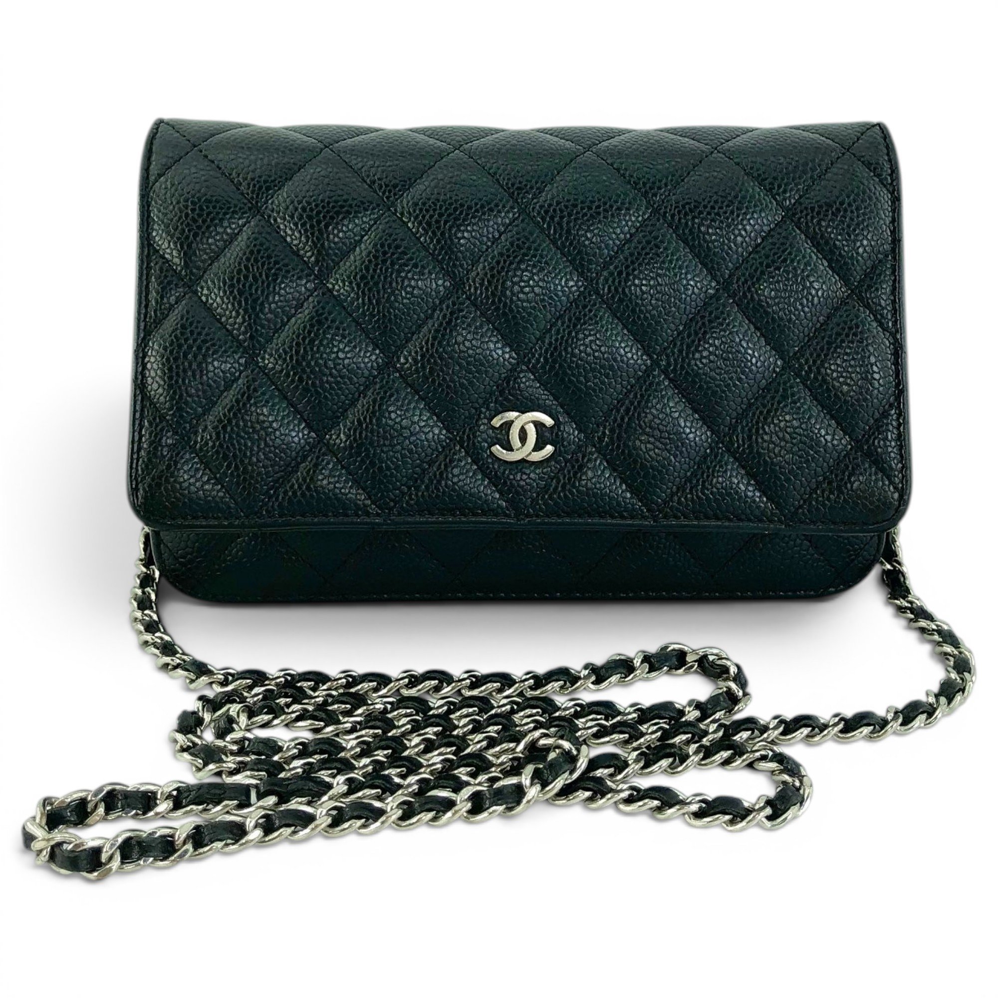 Wallet On Chain Timeless/Classique leather crossbody bag