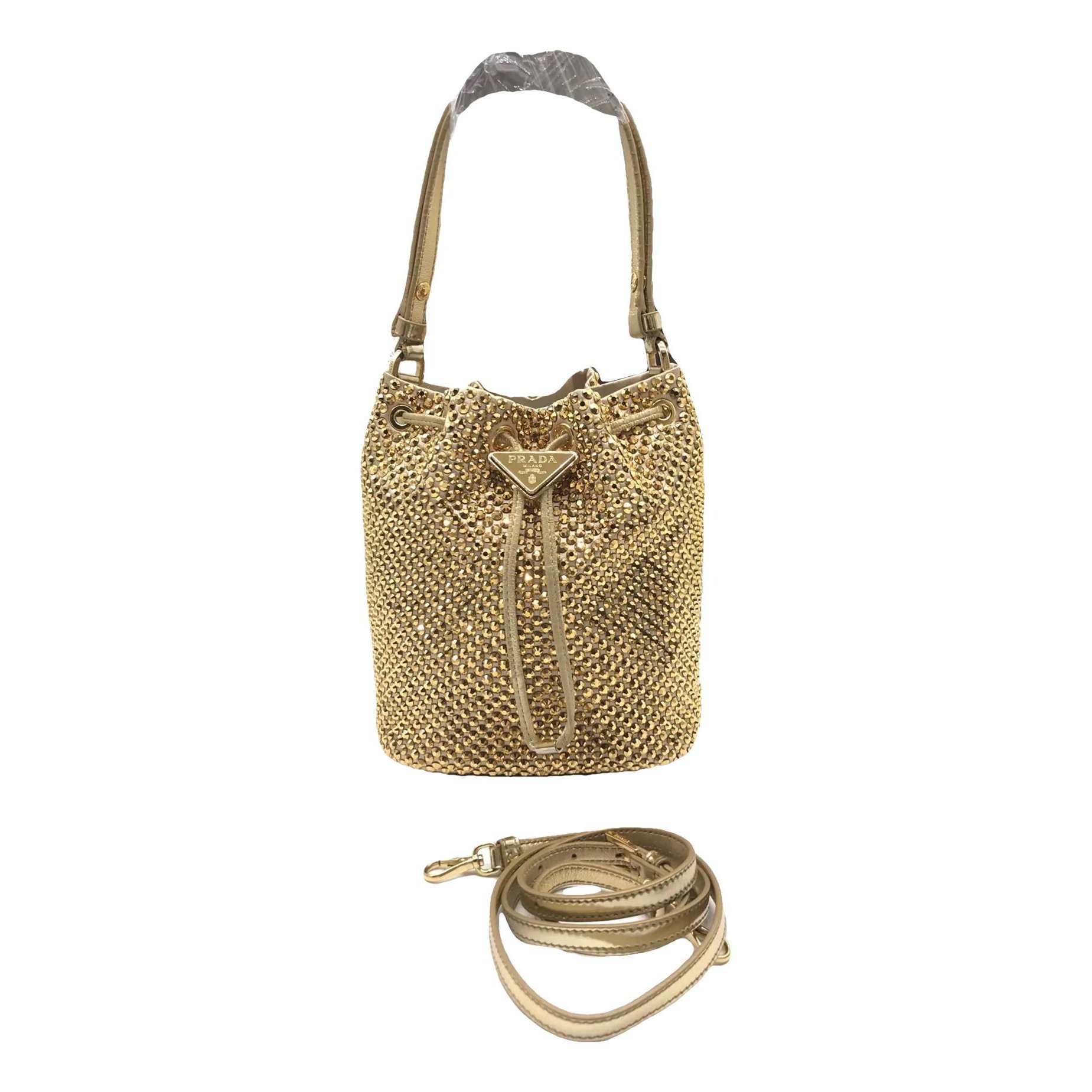 Re-Edition 1978 Bucket silk handbag