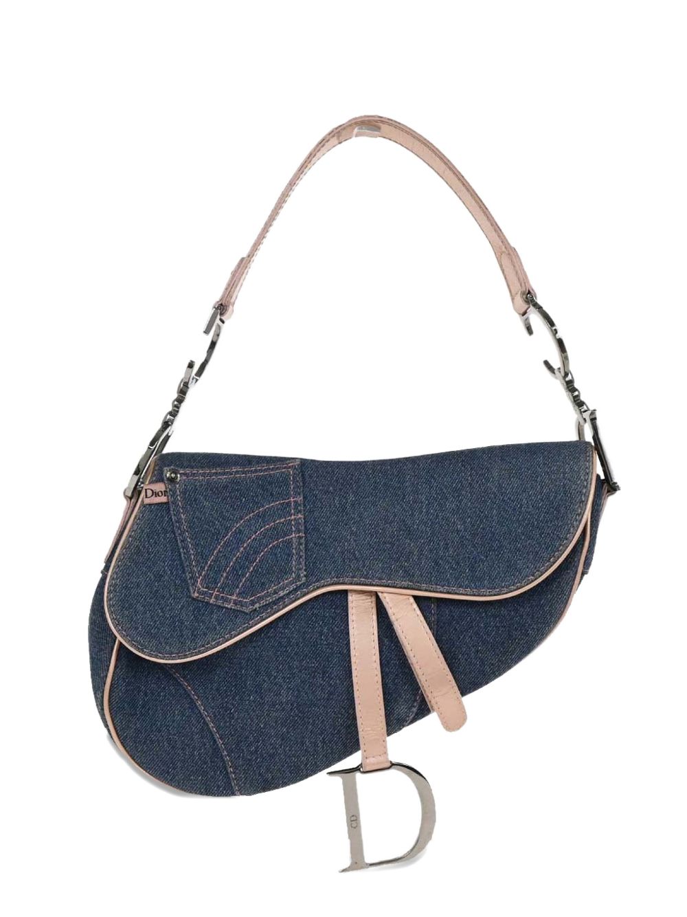 2002 Saddle denim handbag