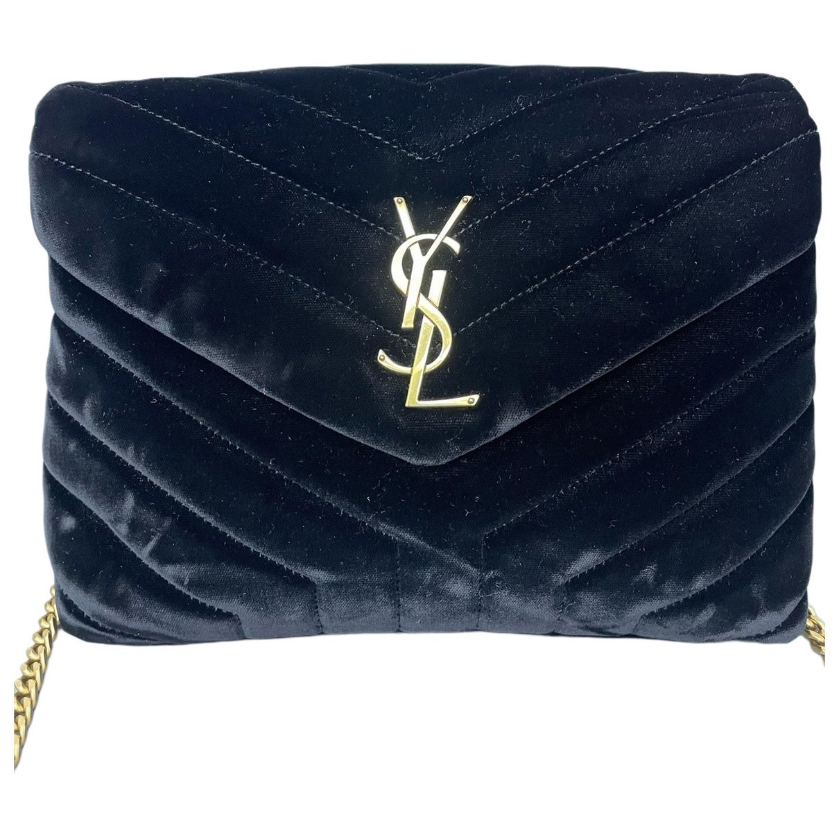 Loulou velvet handbag