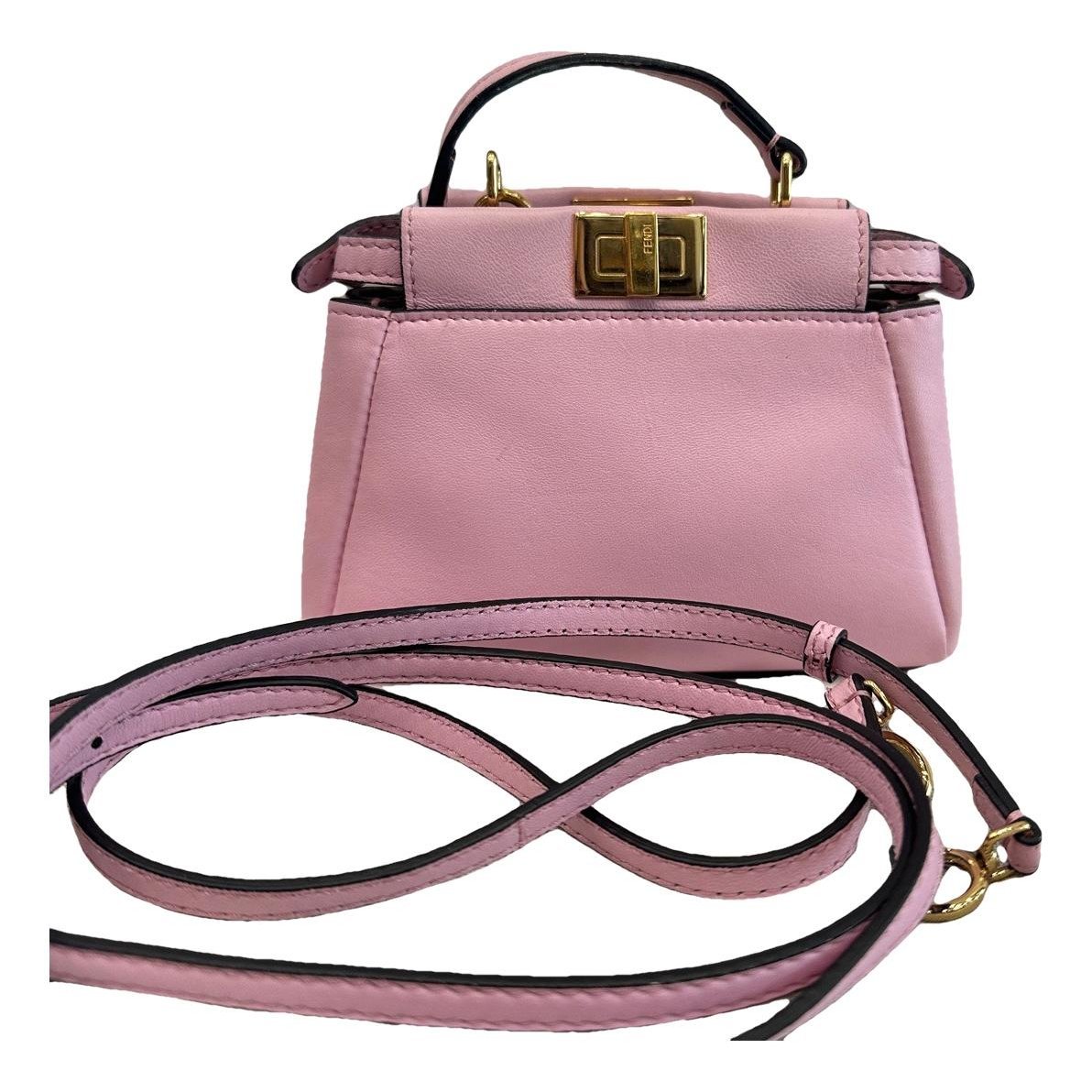 Peekaboo leather handbag
