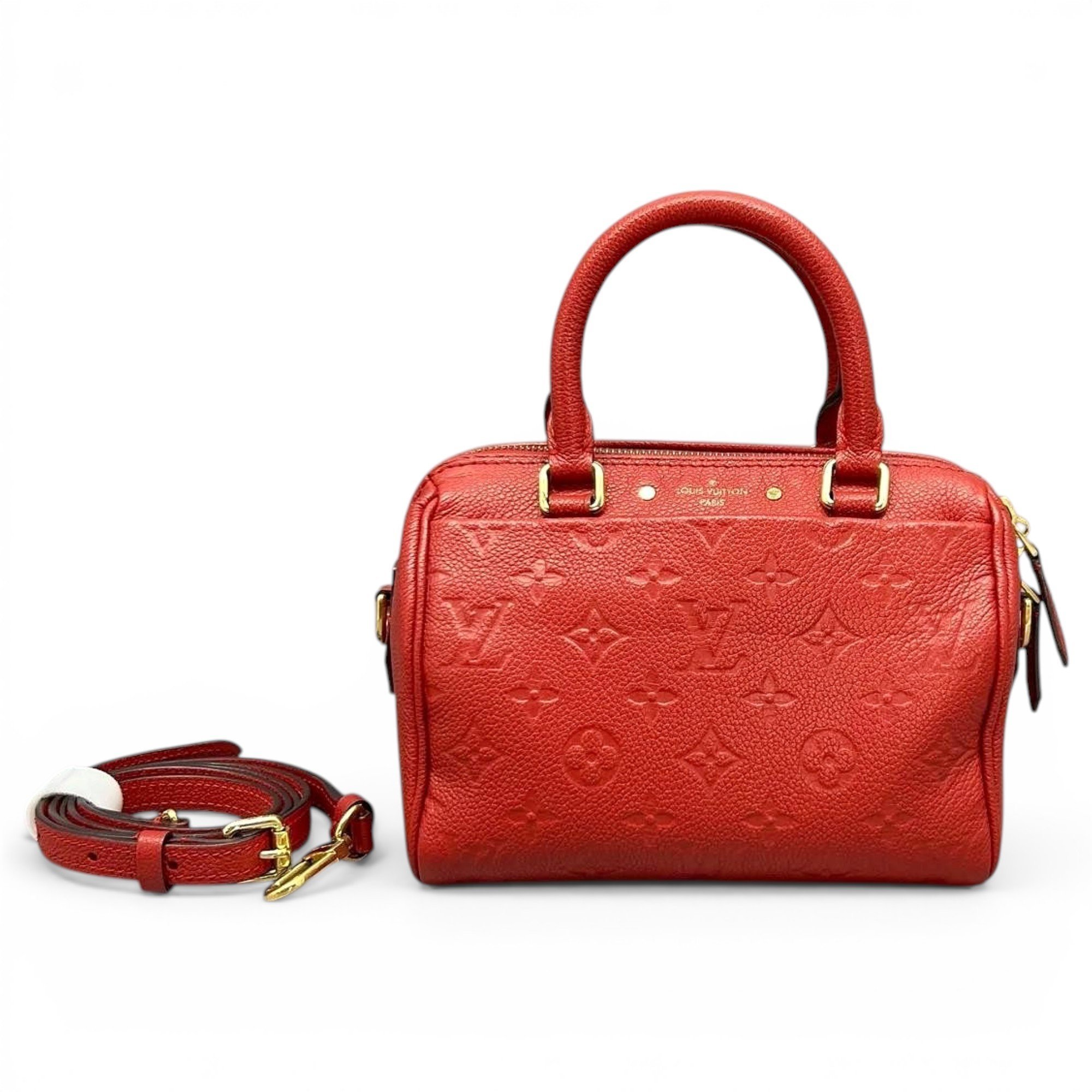 Leather bowling bag