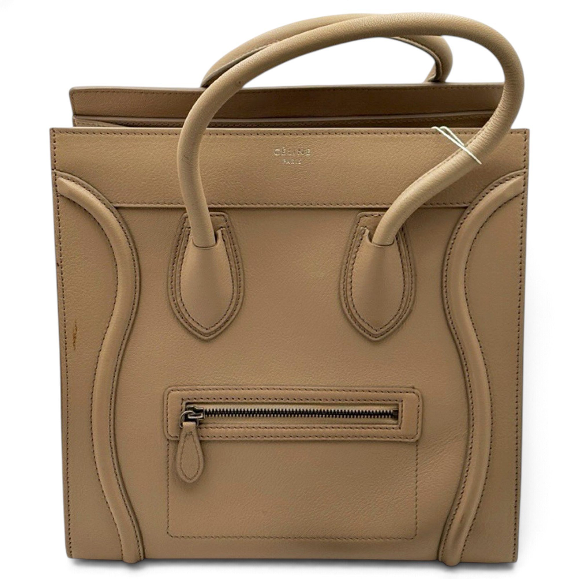 Luggage leather tote