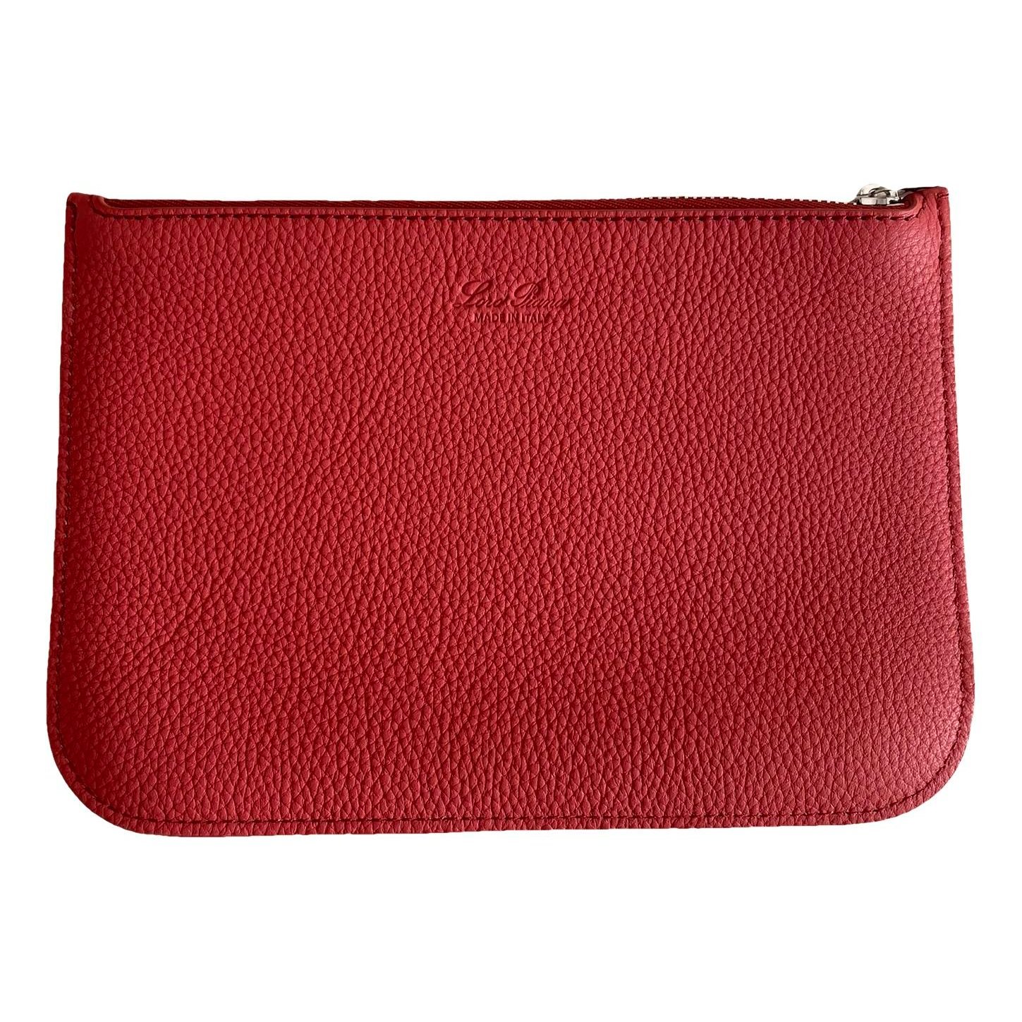 Loro Piana Leather clutch bag