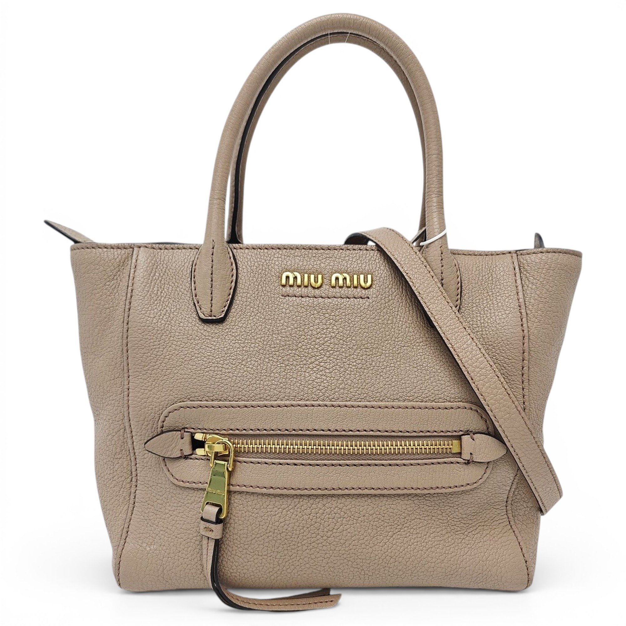 Leather handbag