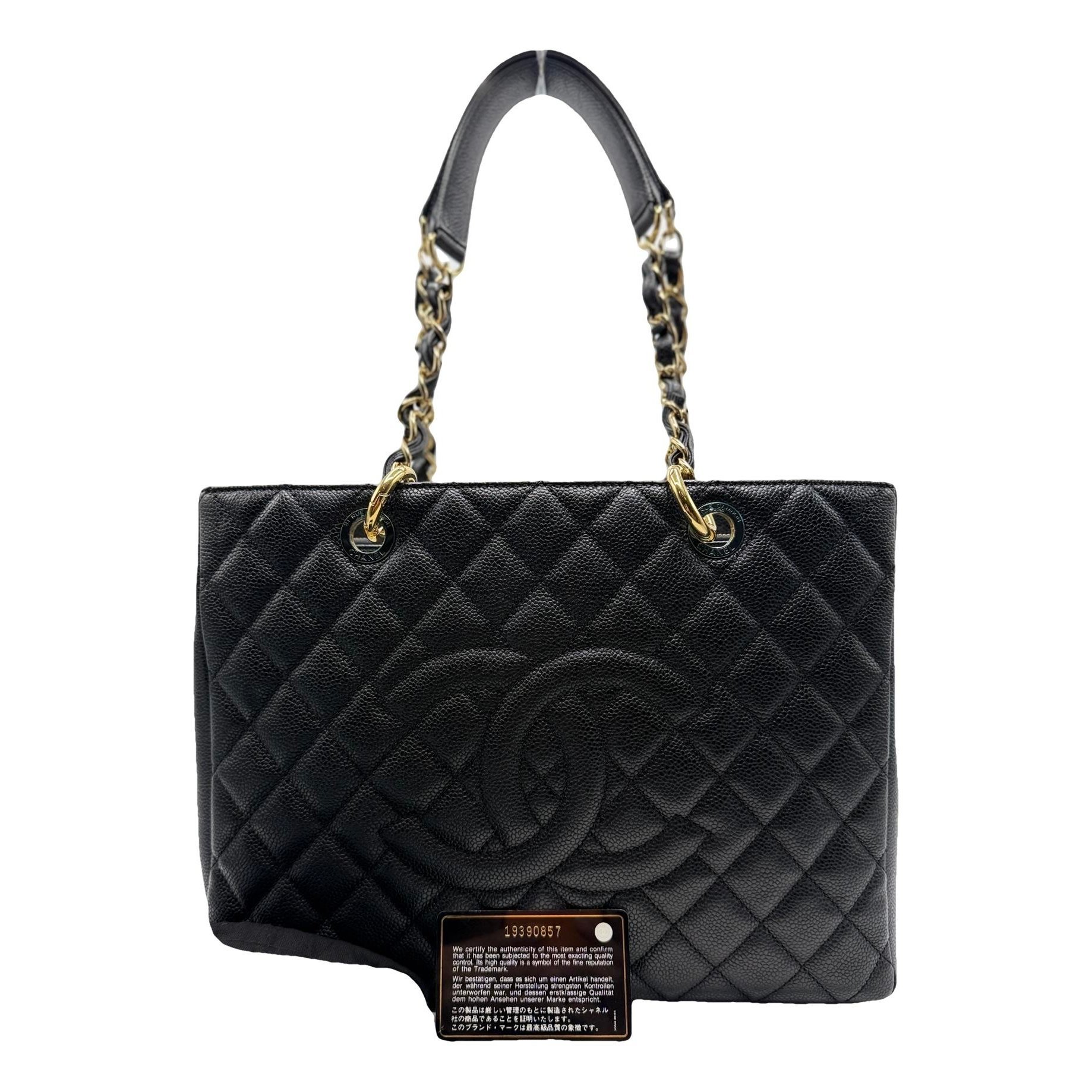 Grand shopping leather tote