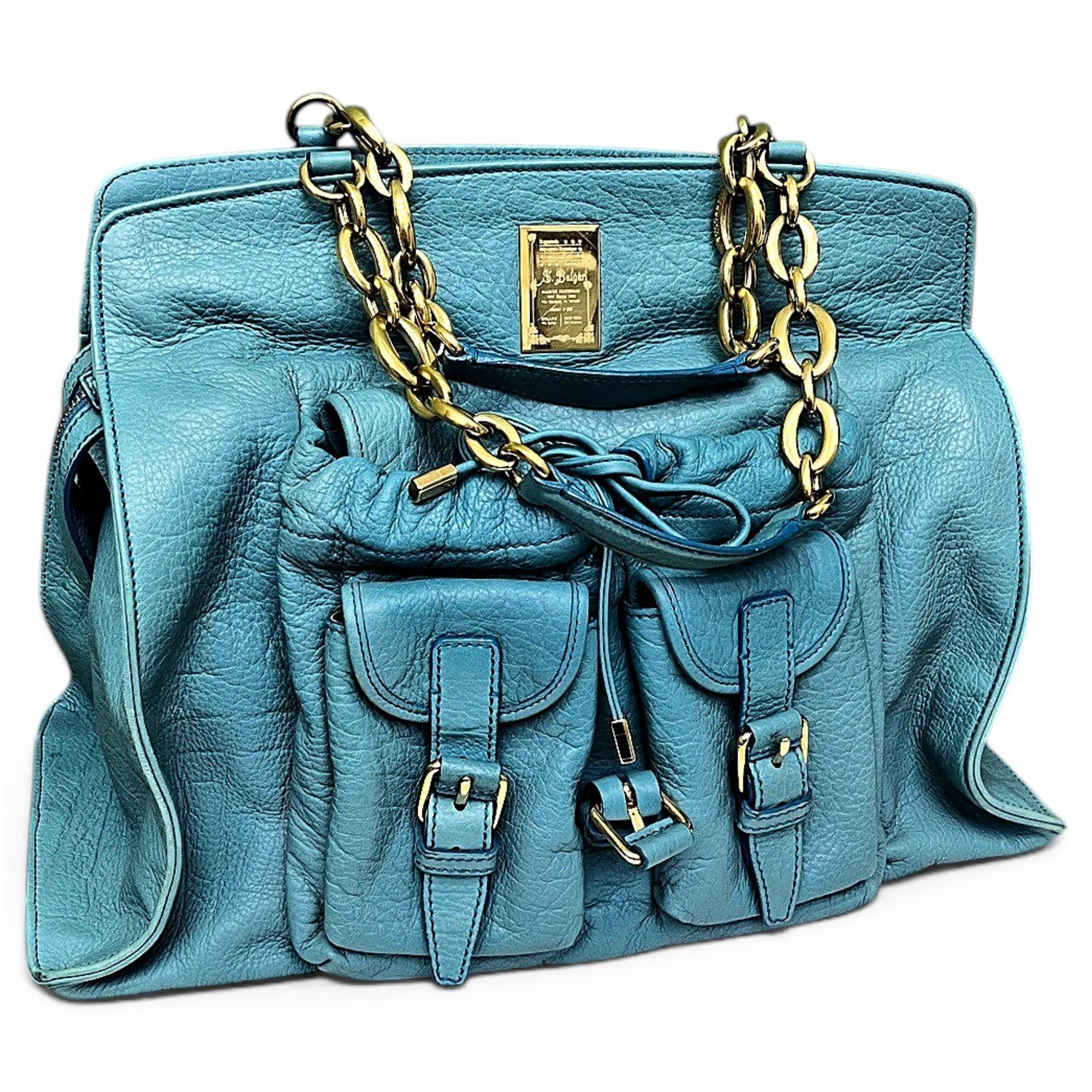 Leather handbag