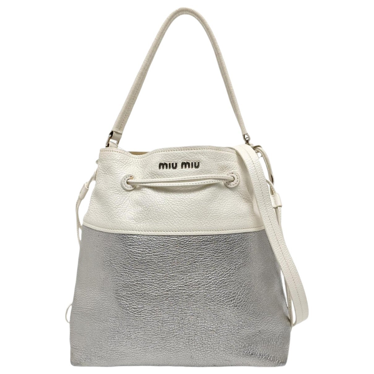 Madras leather handbag