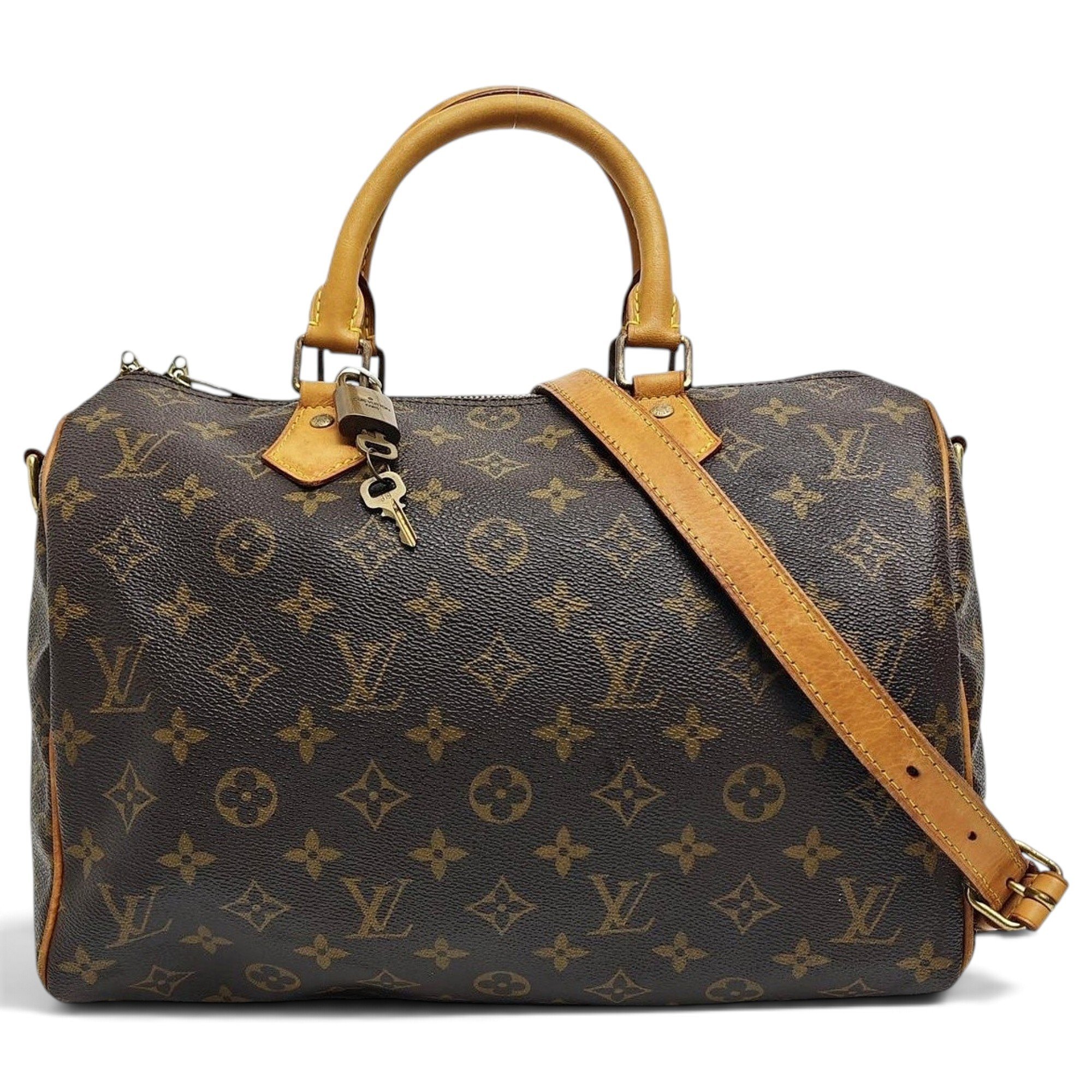 Nano Speedy / Mini HL leather handbag