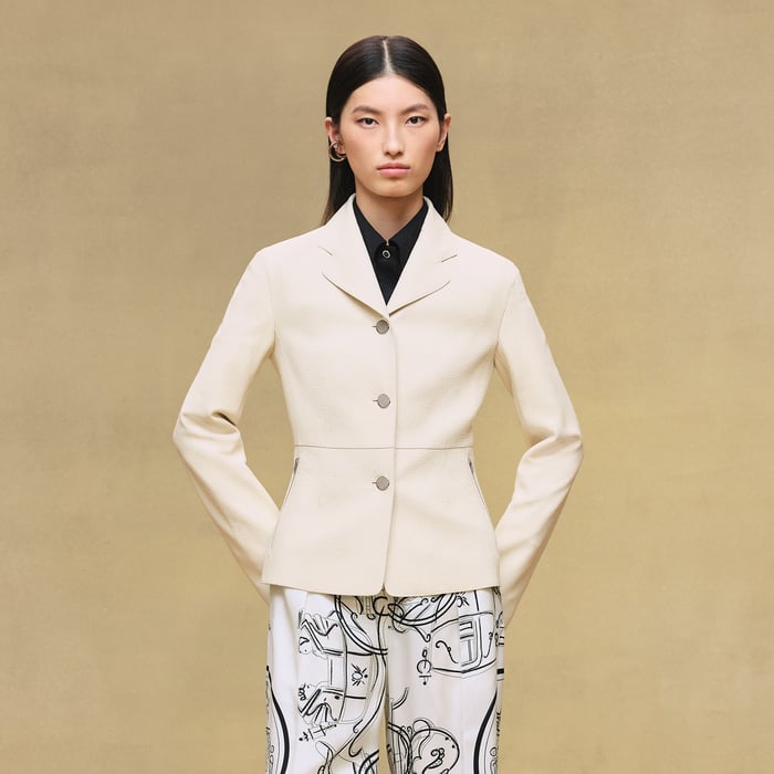 Beige Sable Equestrian Jacket