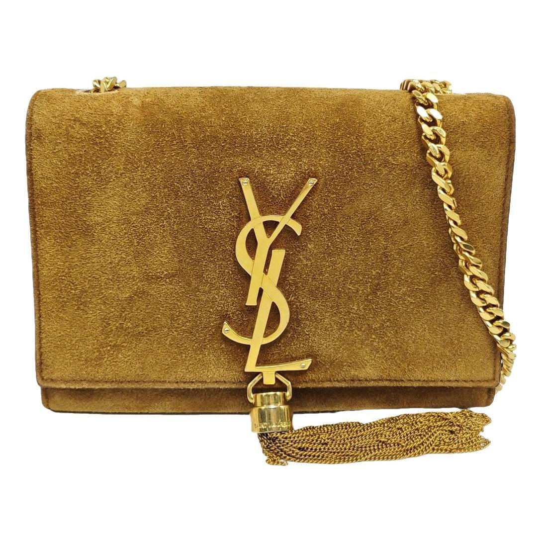 Pompom Kate velvet crossbody bag
