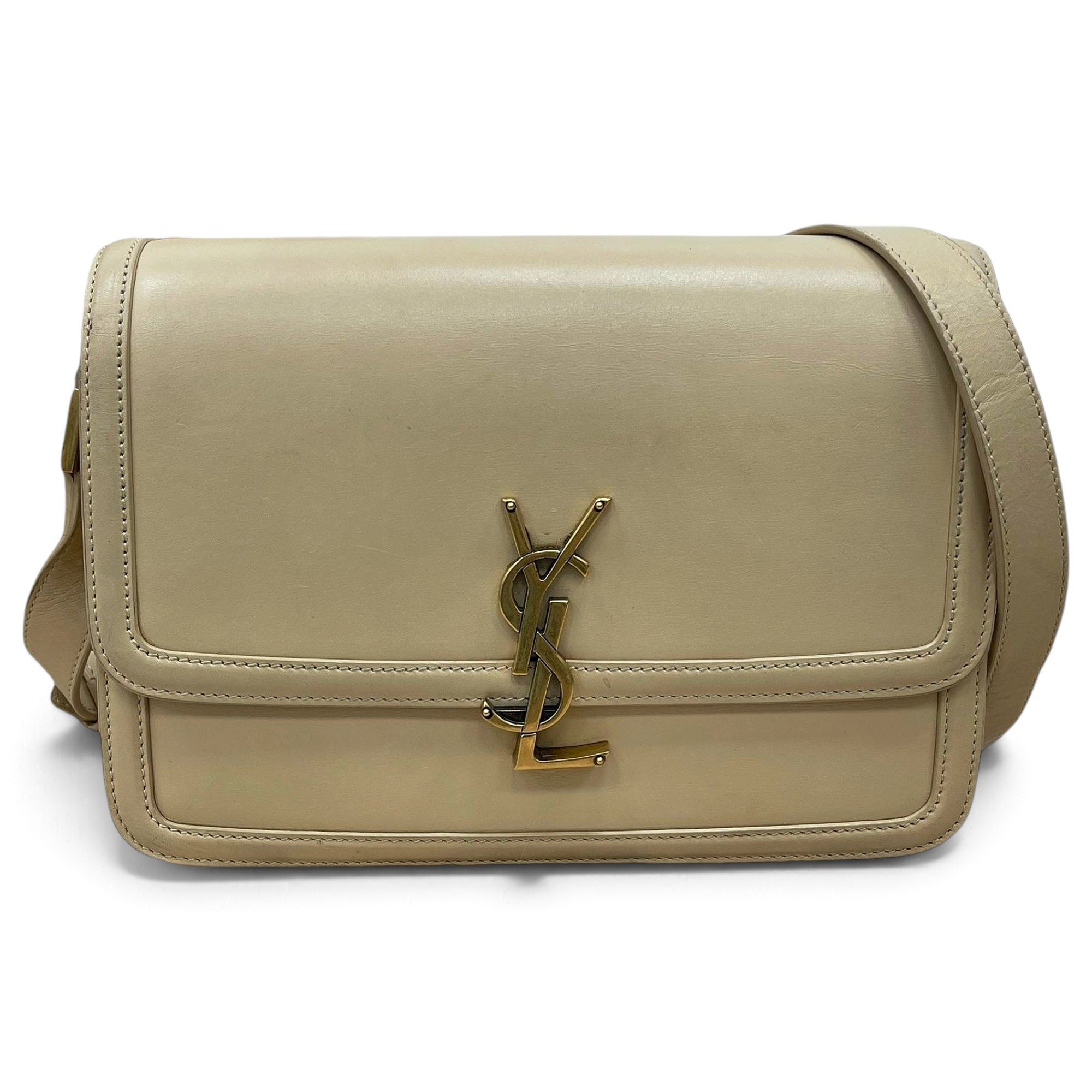 Solférino leather handbag