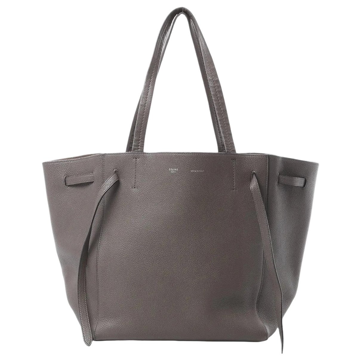 Cabas leather handbag