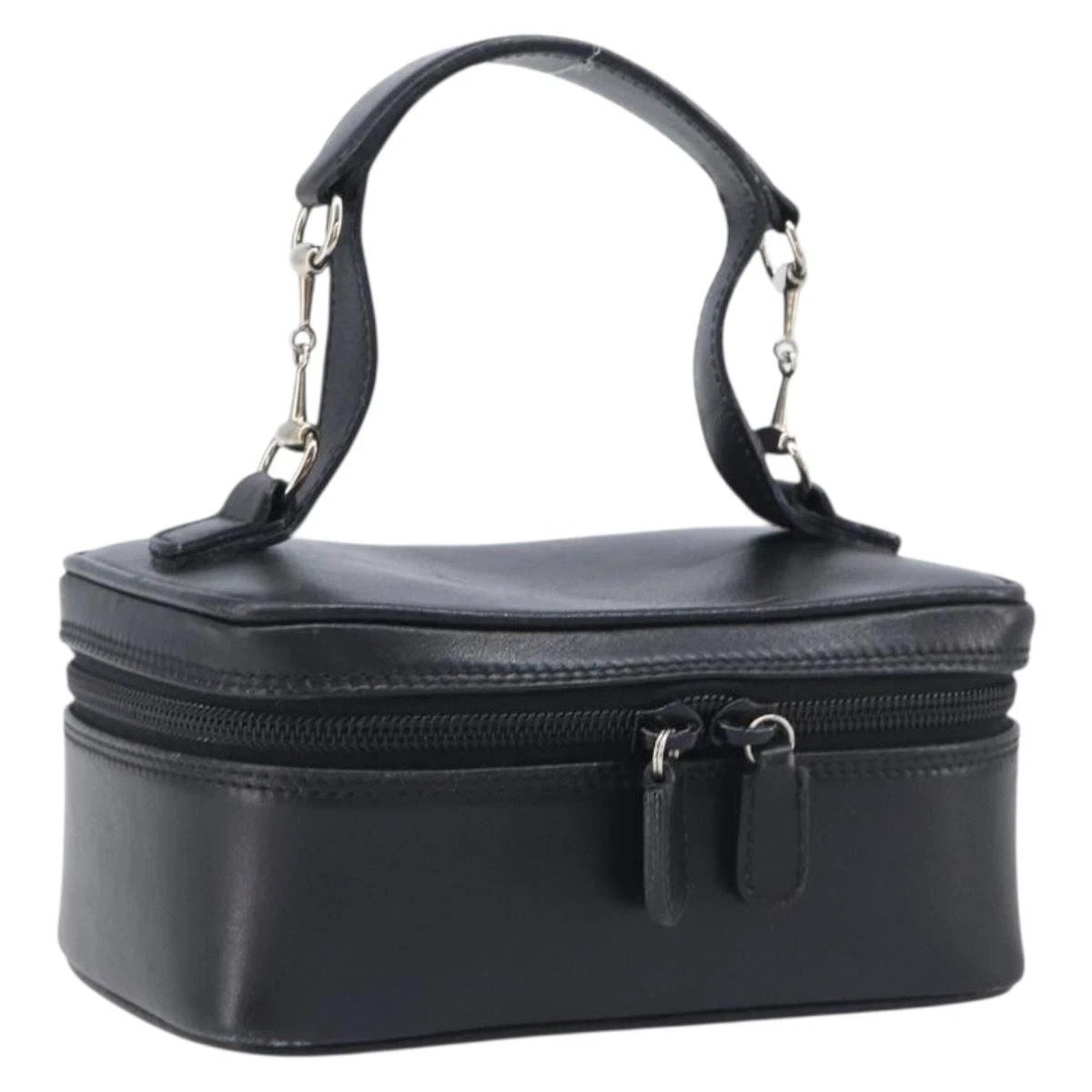 Leather clutch bag