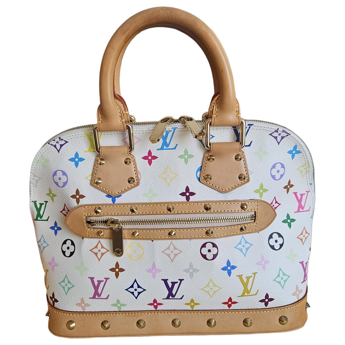 Alma leather handbag