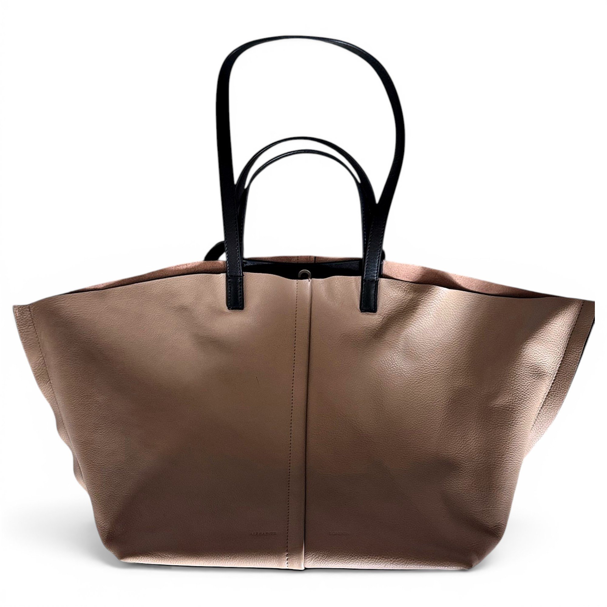 Leather tote