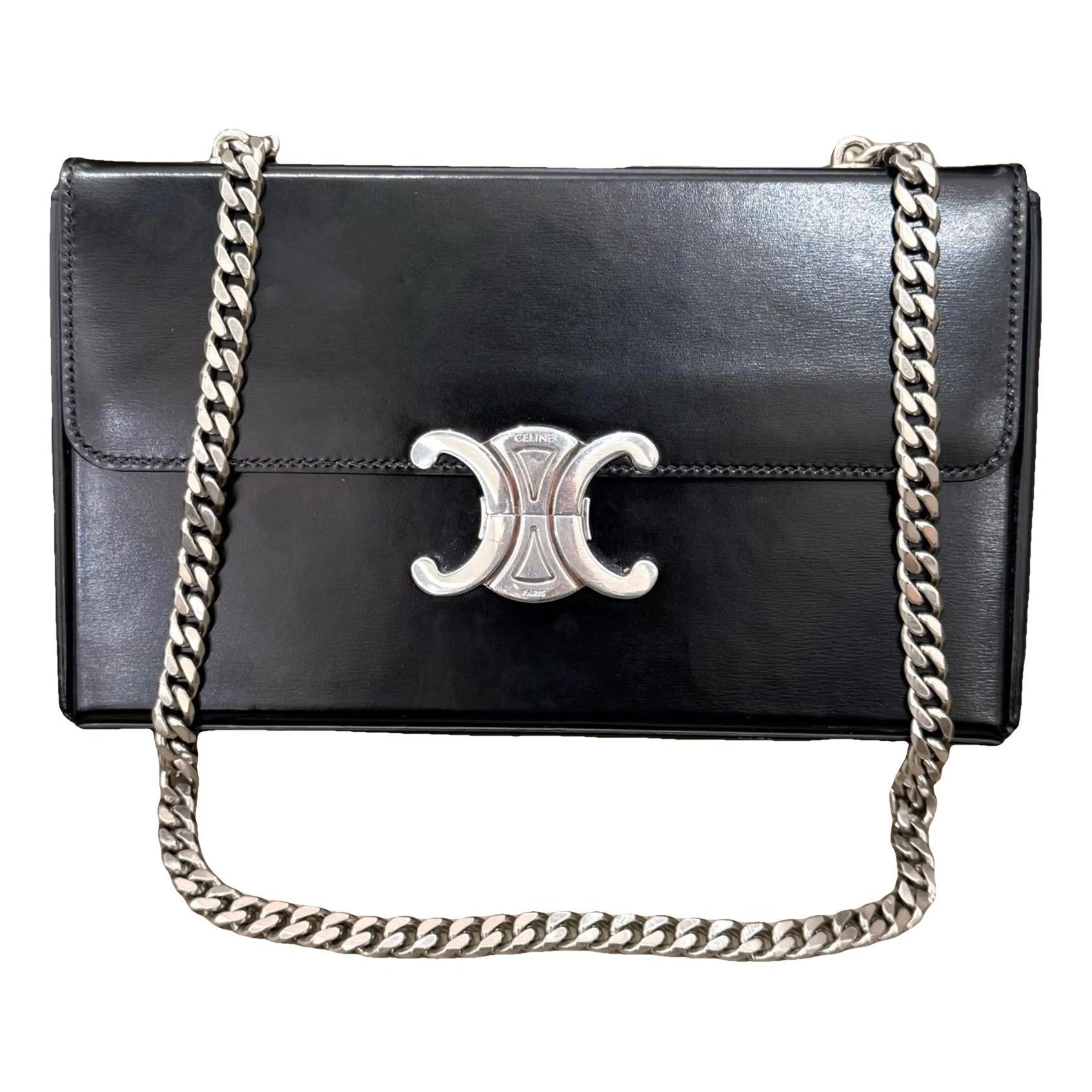 Triomphe leather handbag
