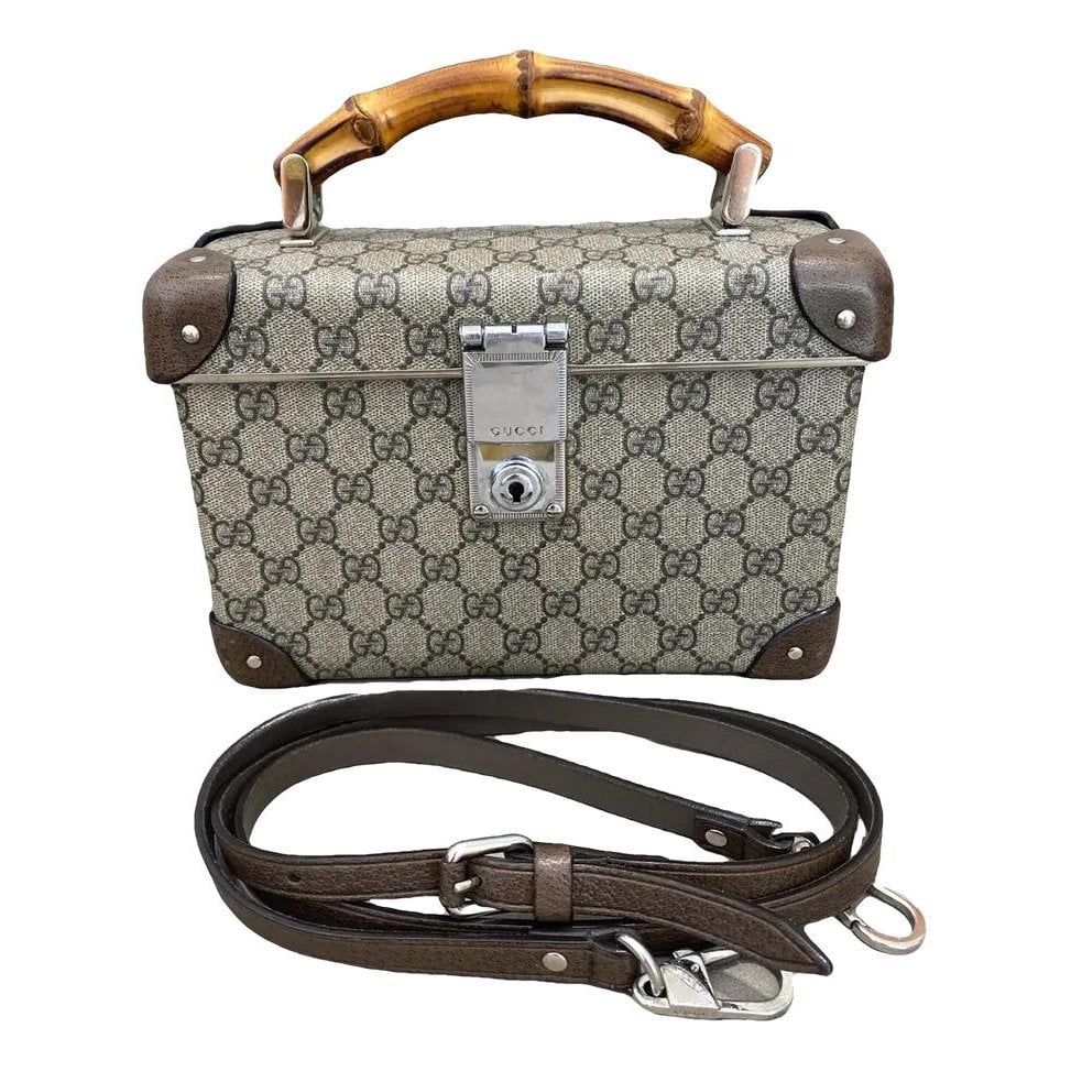 Globe-Trotter cloth handbag