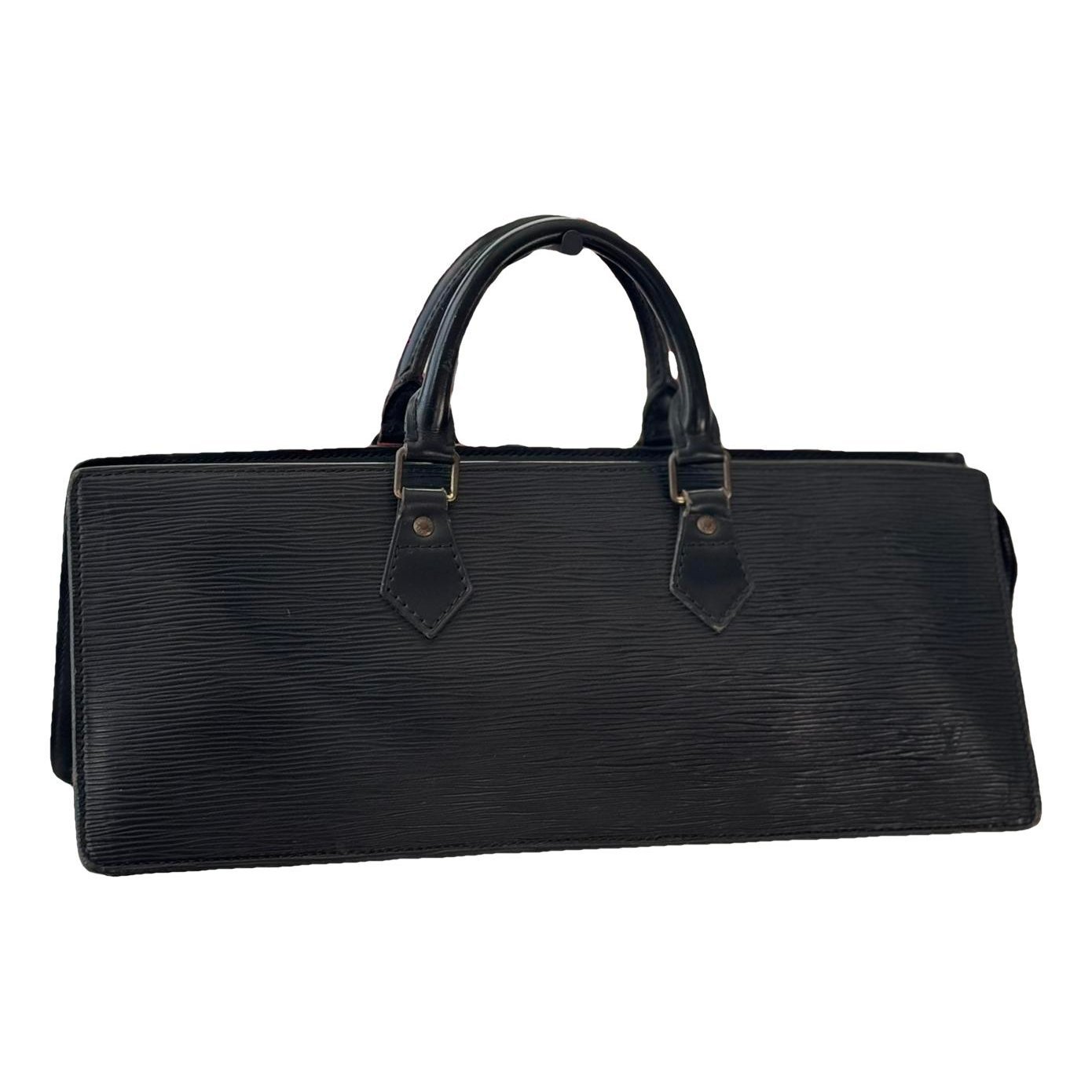 Triangle leather handbag