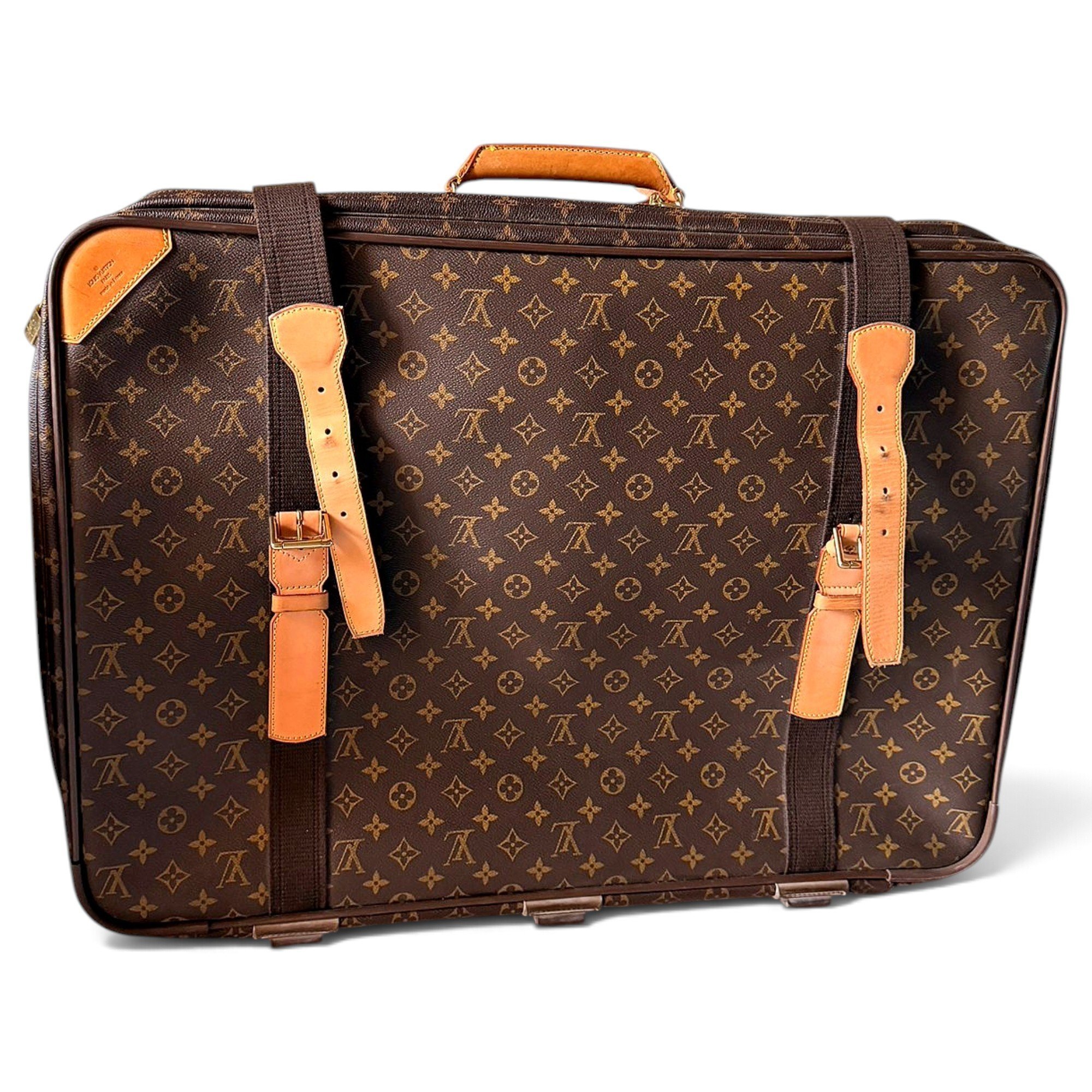 Satellite leather travel bag