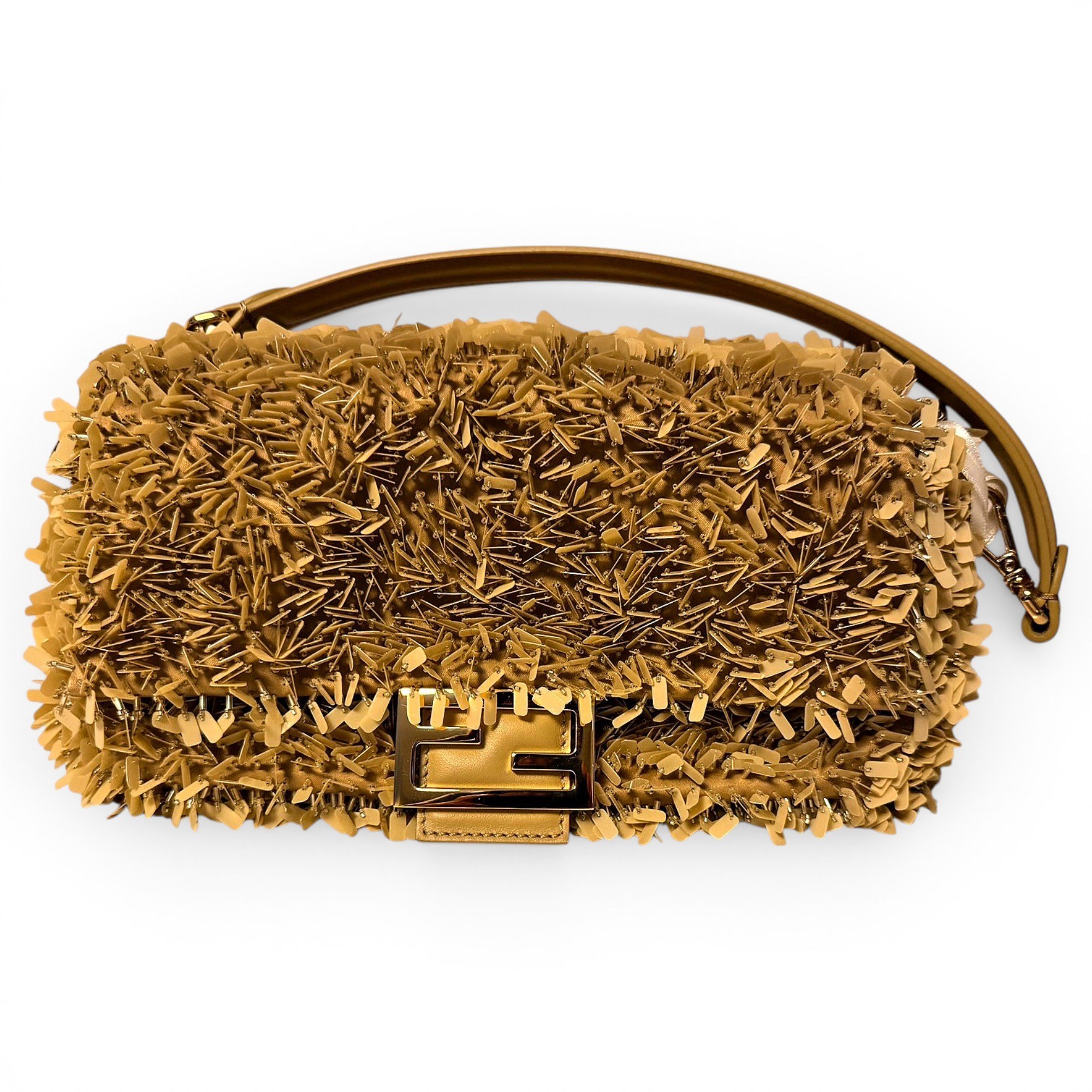 Baguette glitter handbag