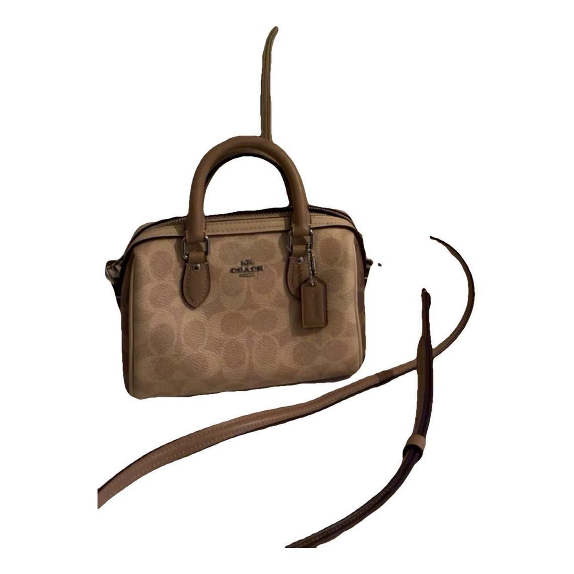 Vegan leather crossbody bag