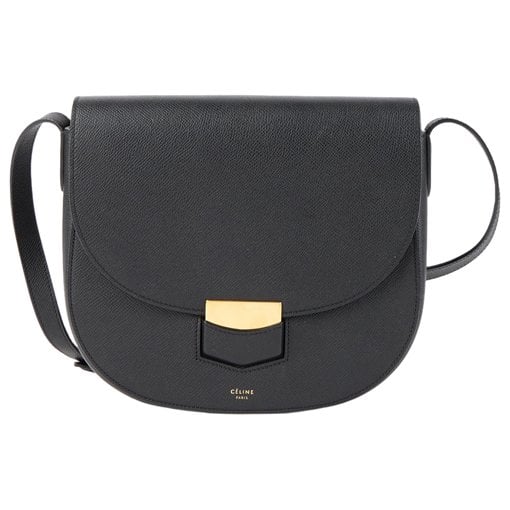 Trotteur leather handbag