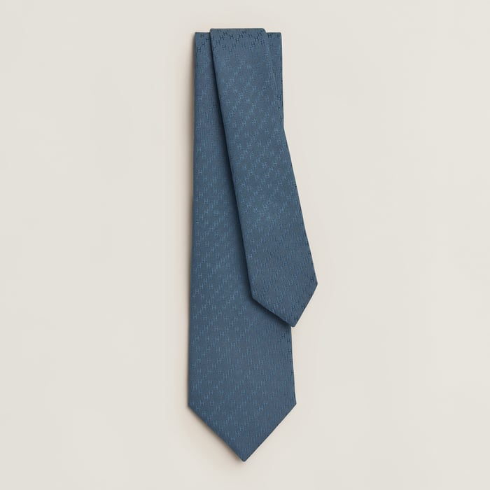 Bleu Turquin Faconnee New H Tie