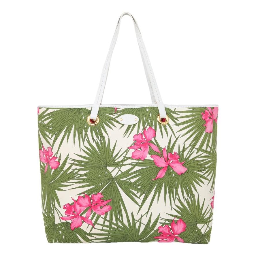 Leather tote