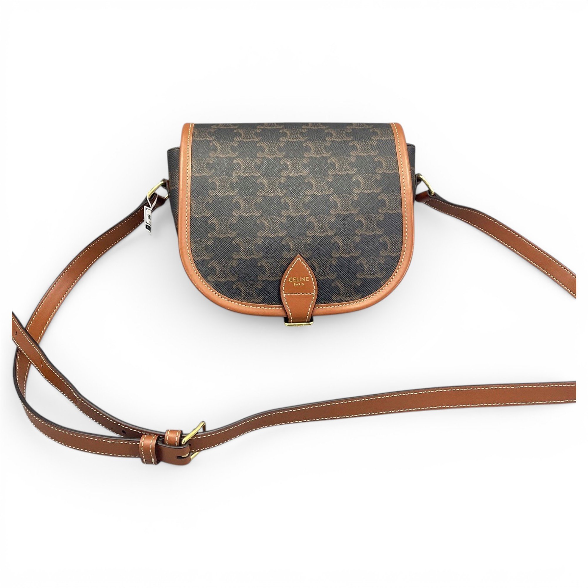 Folco leather crossbody bag